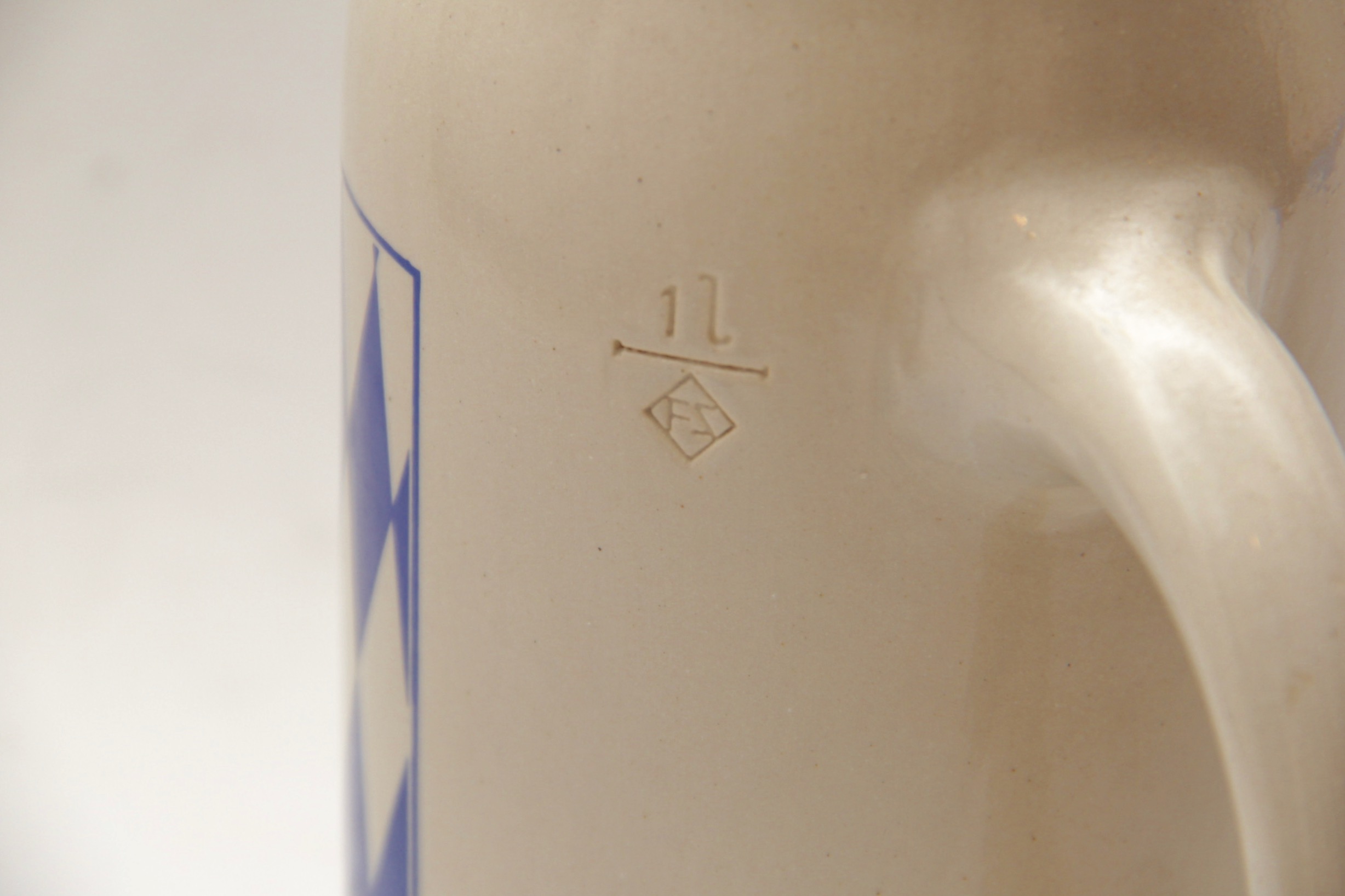 Munchen Beer Stein and English Biscuit Barrel