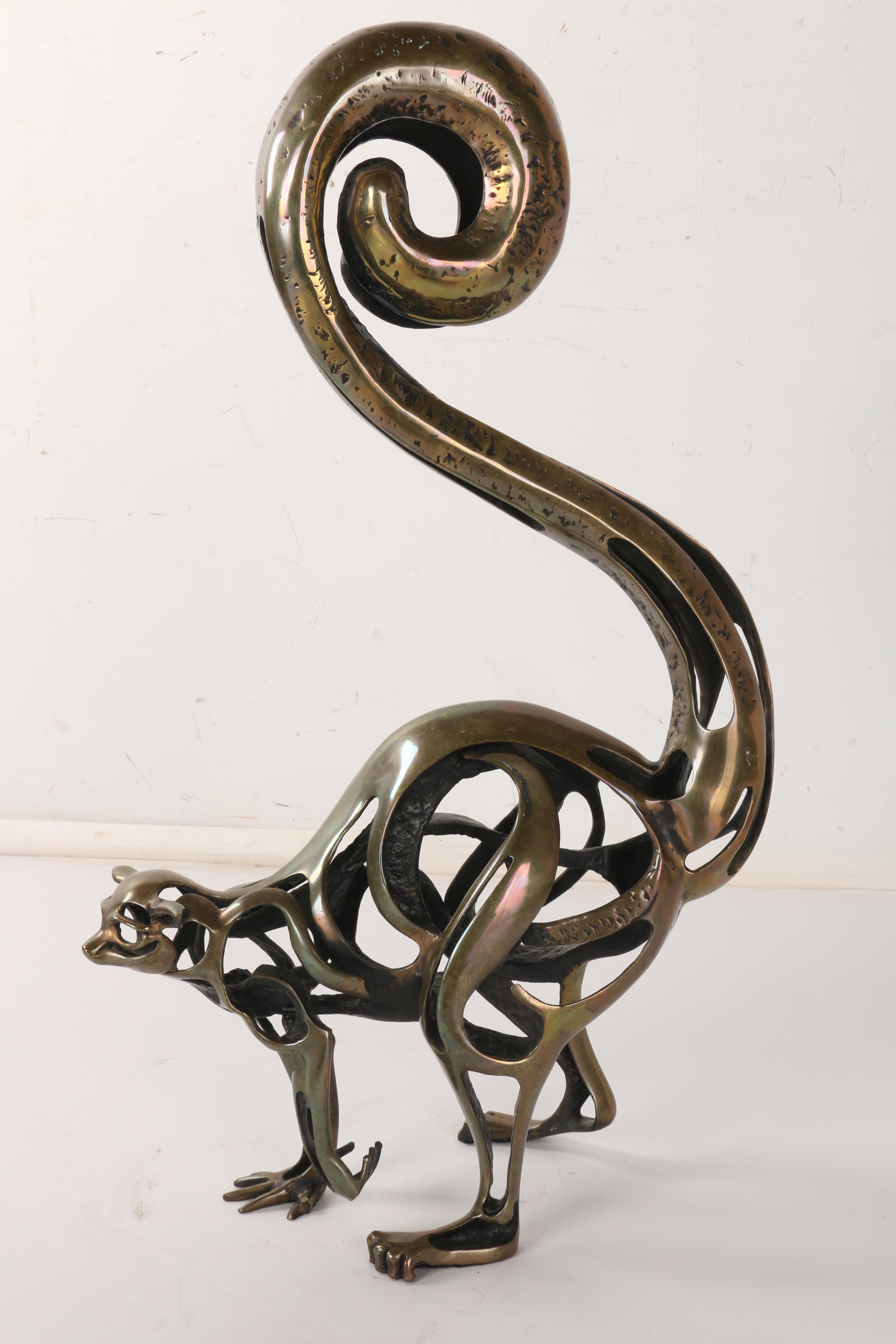 John D. Jagger 1992 Limited Edition Bronze Sculpture "Lemur"