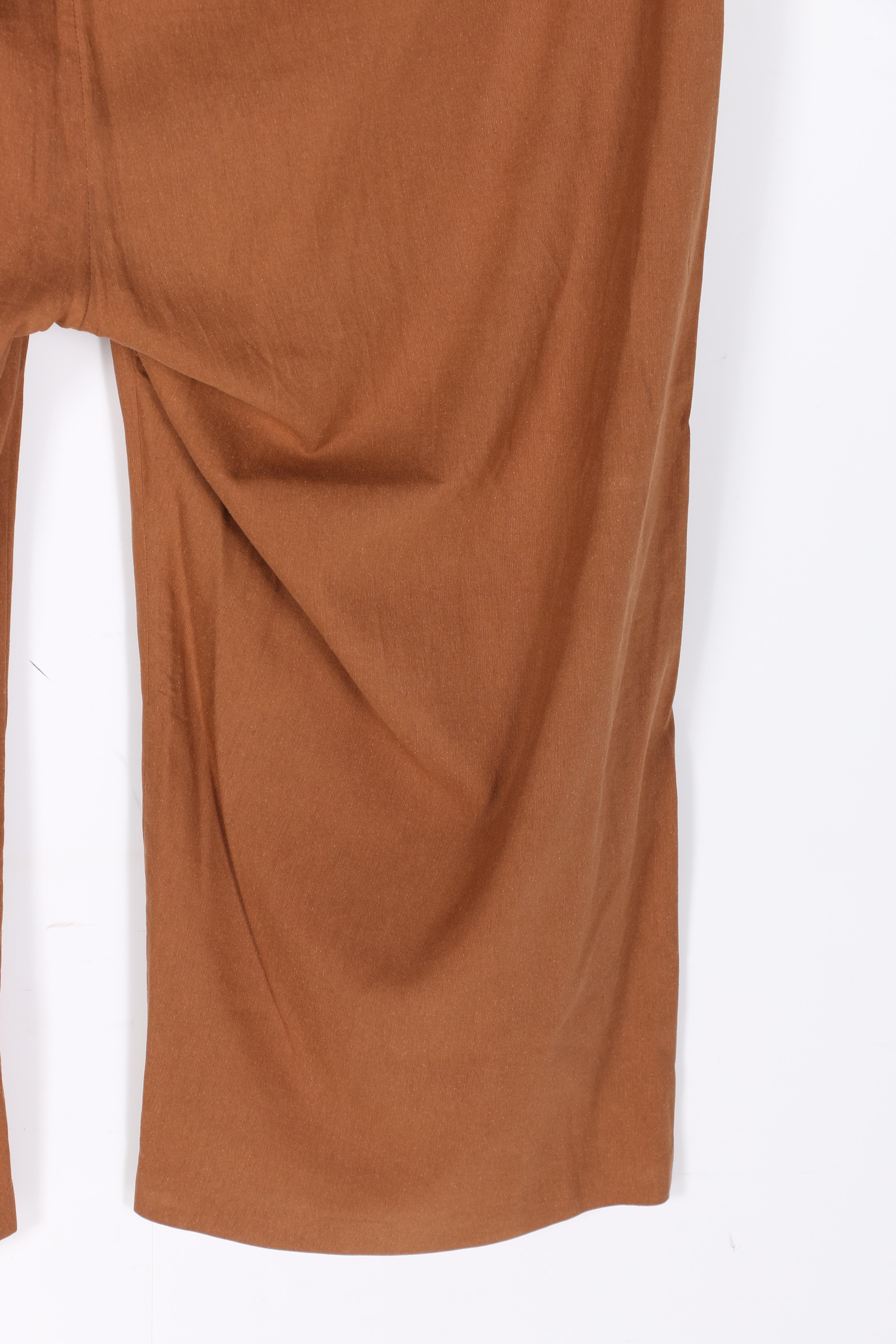 Gold Tone Trim Shirt With Pants by Romeo Gigli