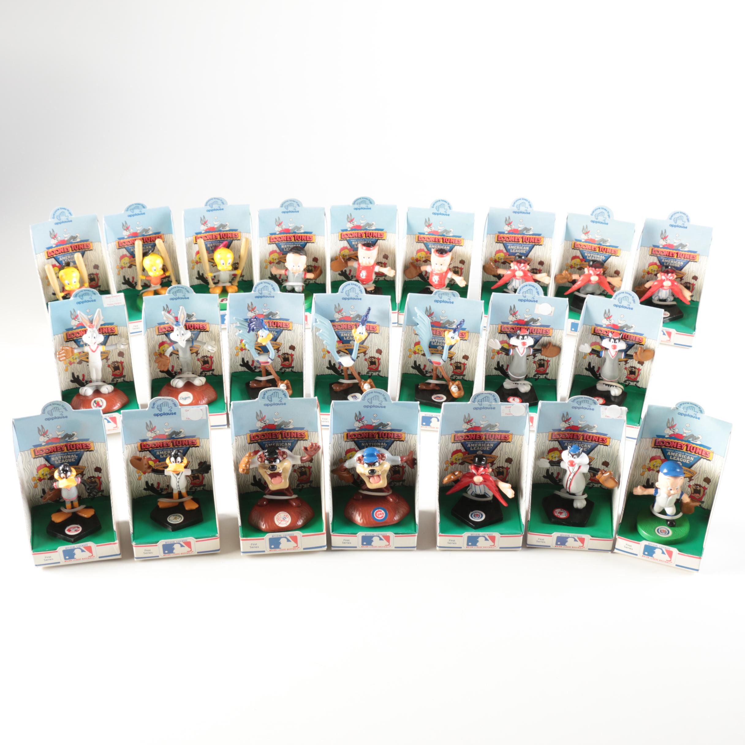 Collection of "Looney Tunes" MLB Figurines