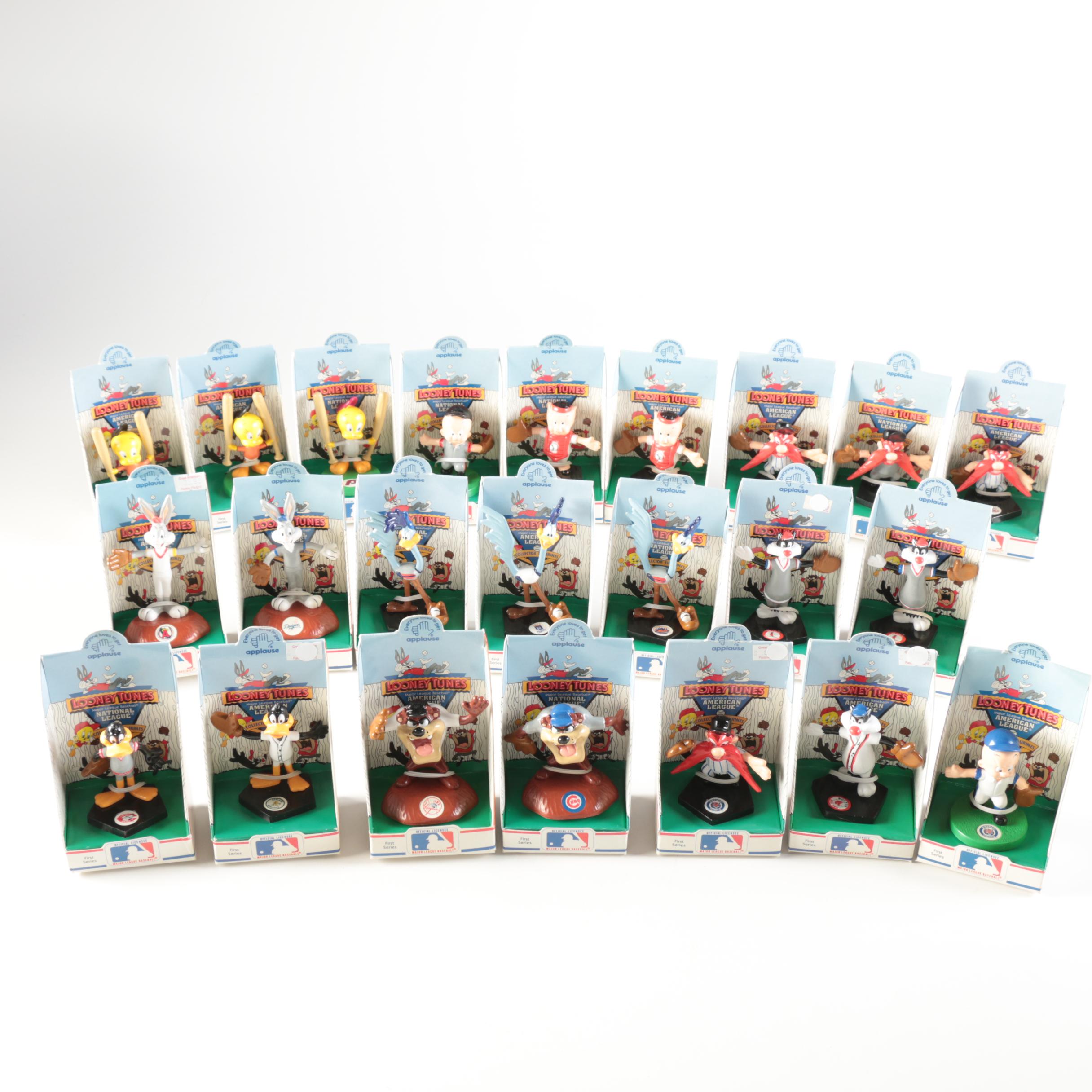 Collection of "Looney Tunes" MLB Figurines