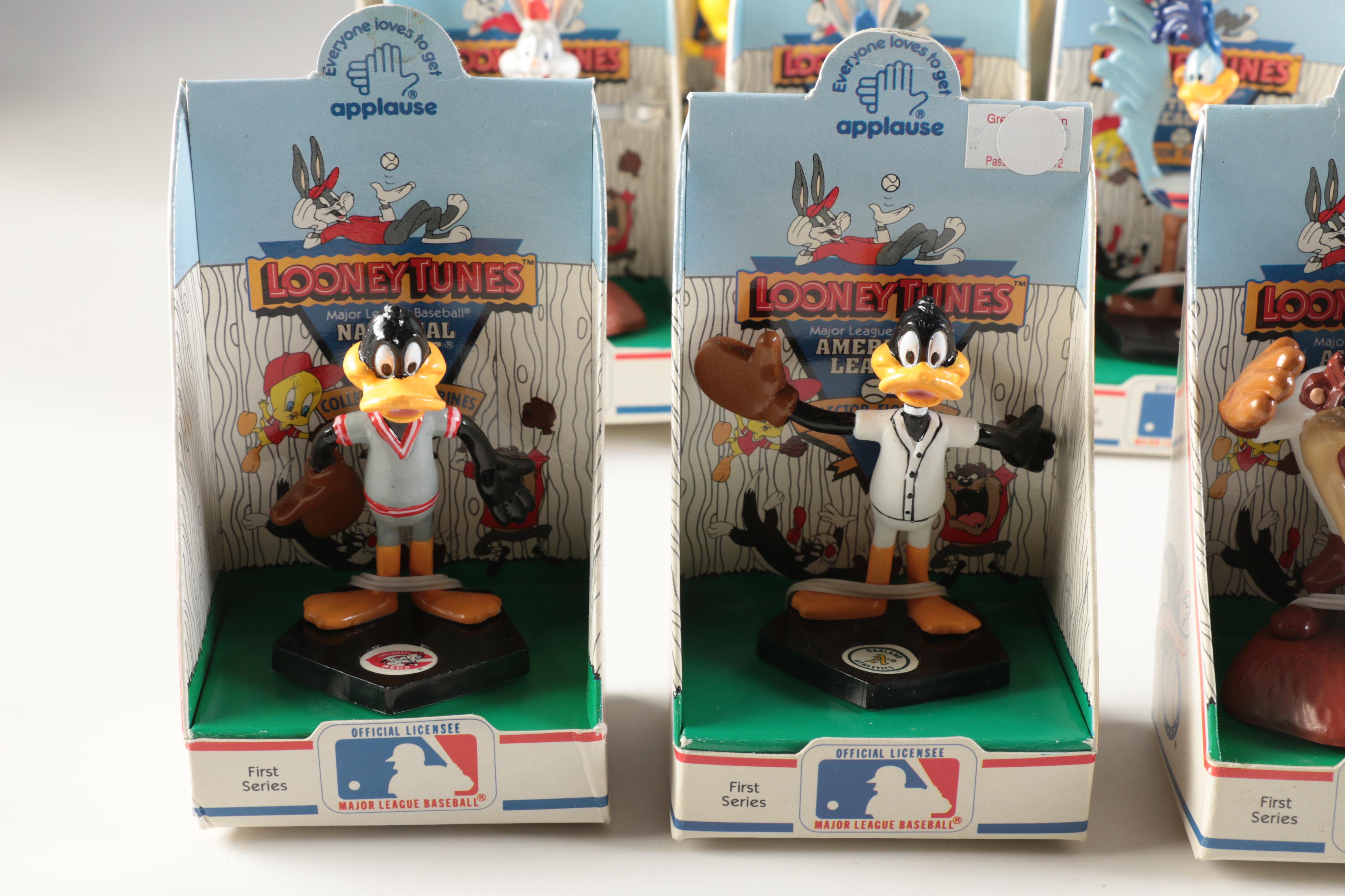 Collection of "Looney Tunes" MLB Figurines