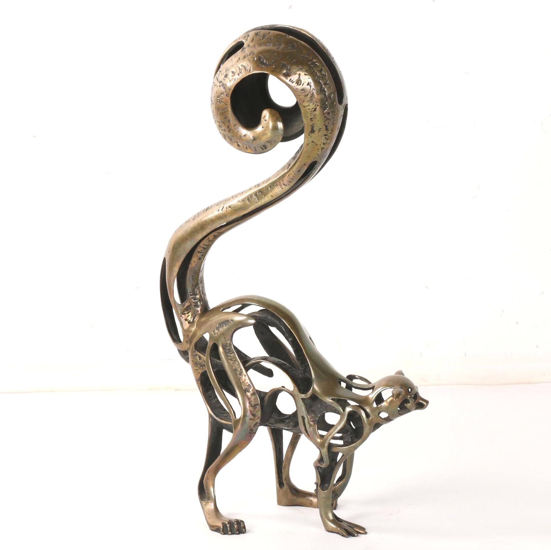 John D. Jagger 1992 Limited Edition Bronze Sculpture "Lemur"