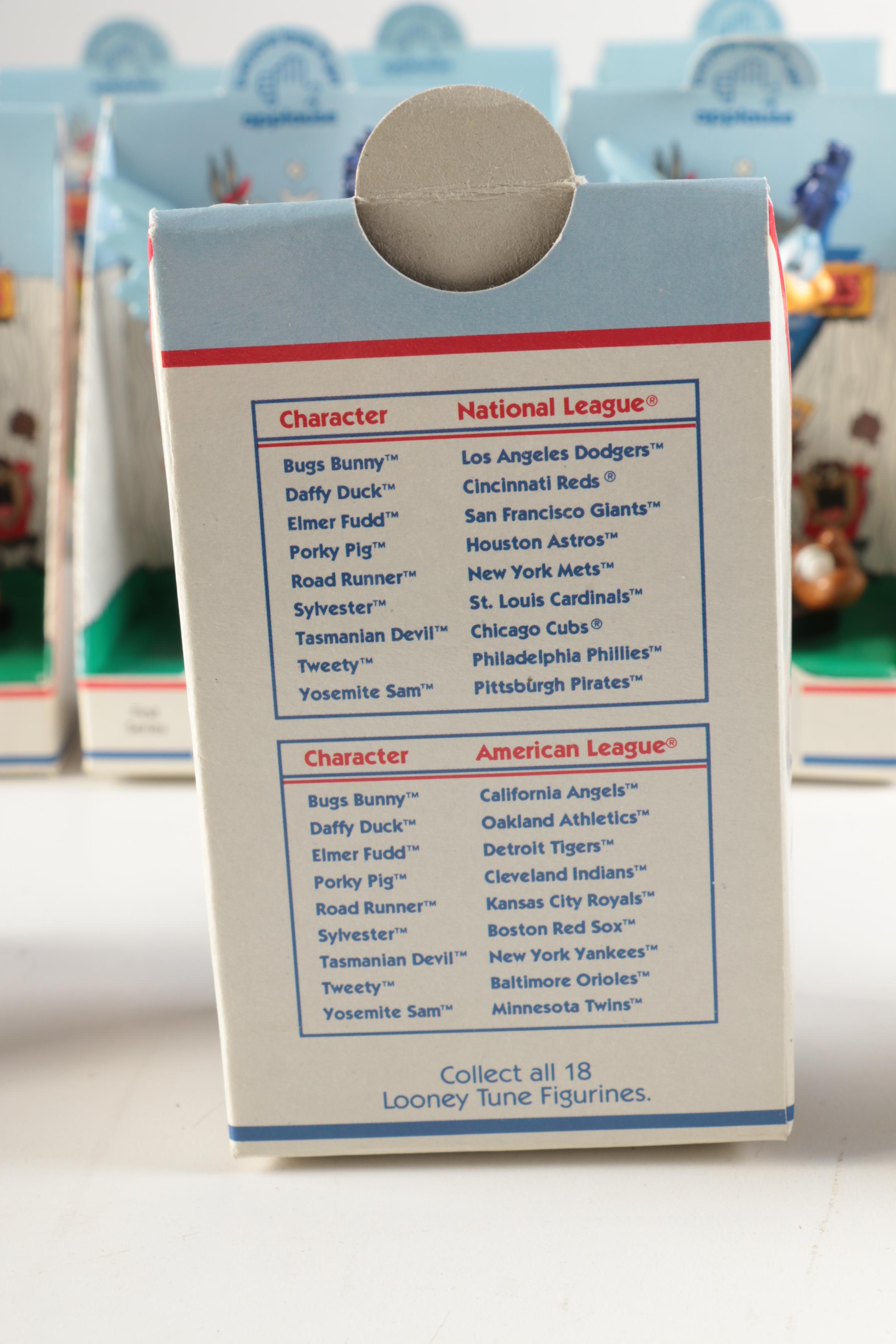 Collection of "Looney Tunes" MLB Figurines