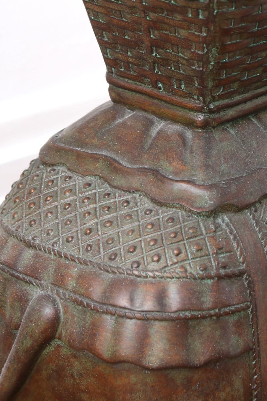 Elephant Side Table With Glass Top