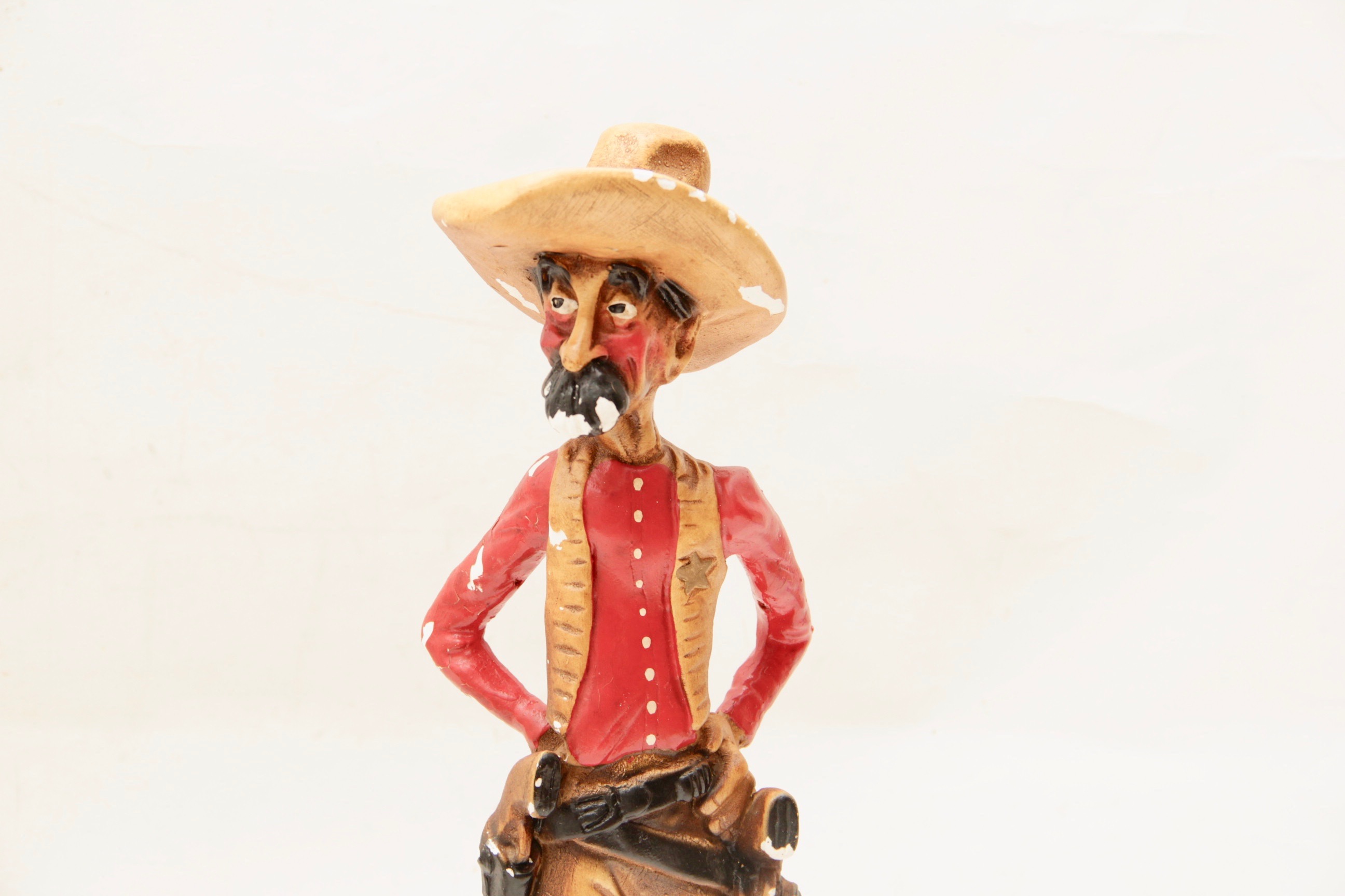 Pair of Vintage E. Borman Chalkware Sculptures