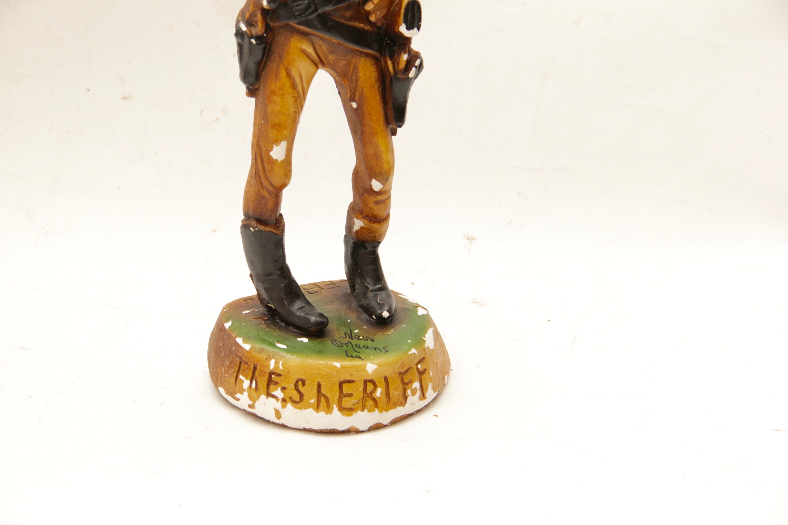 Pair of Vintage E. Borman Chalkware Sculptures