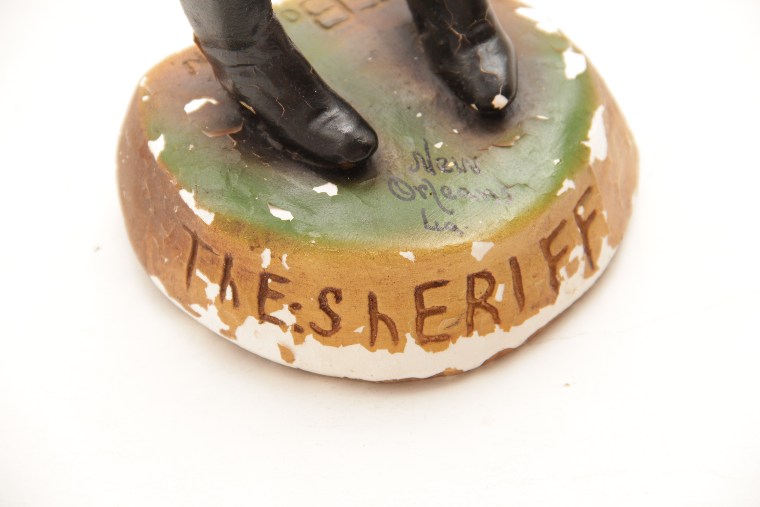 Pair of Vintage E. Borman Chalkware Sculptures