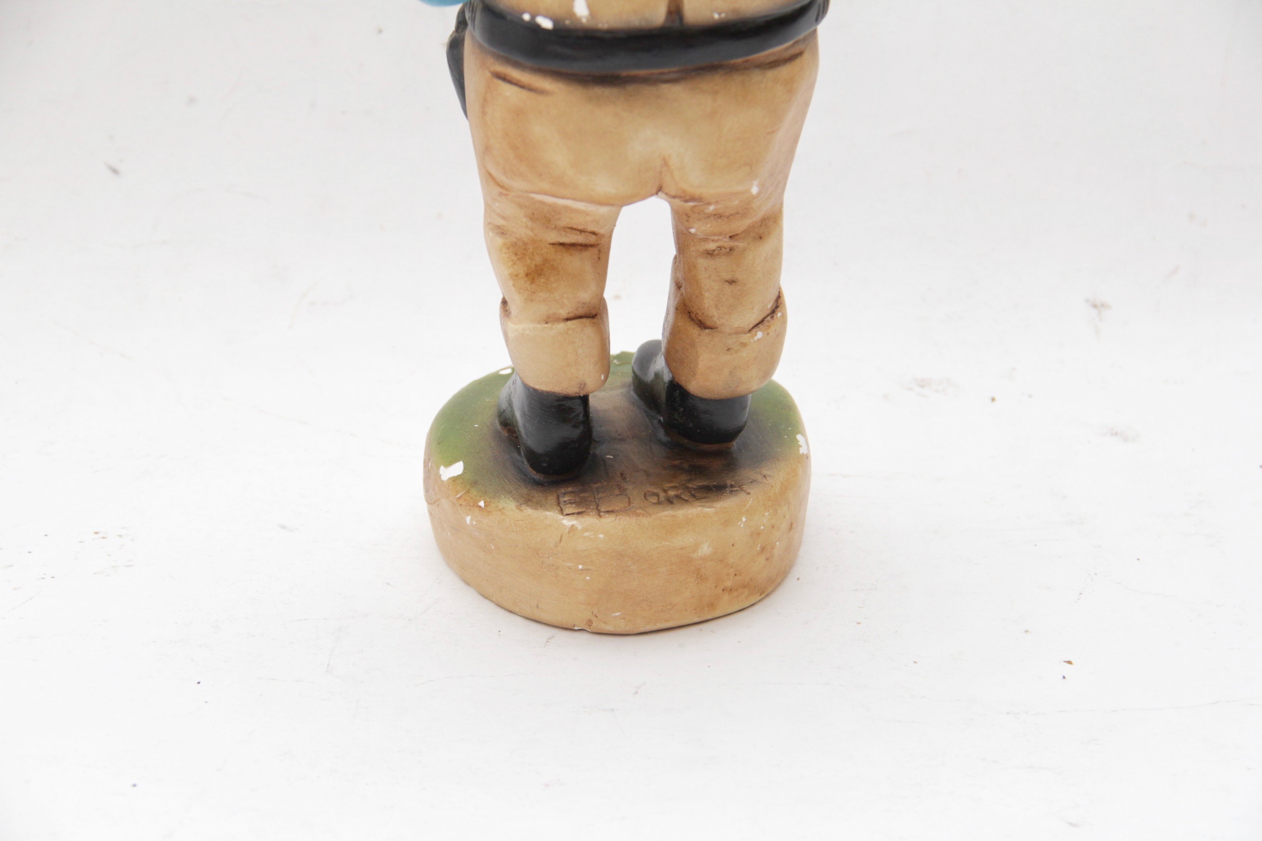 Pair of Vintage E. Borman Chalkware Sculptures