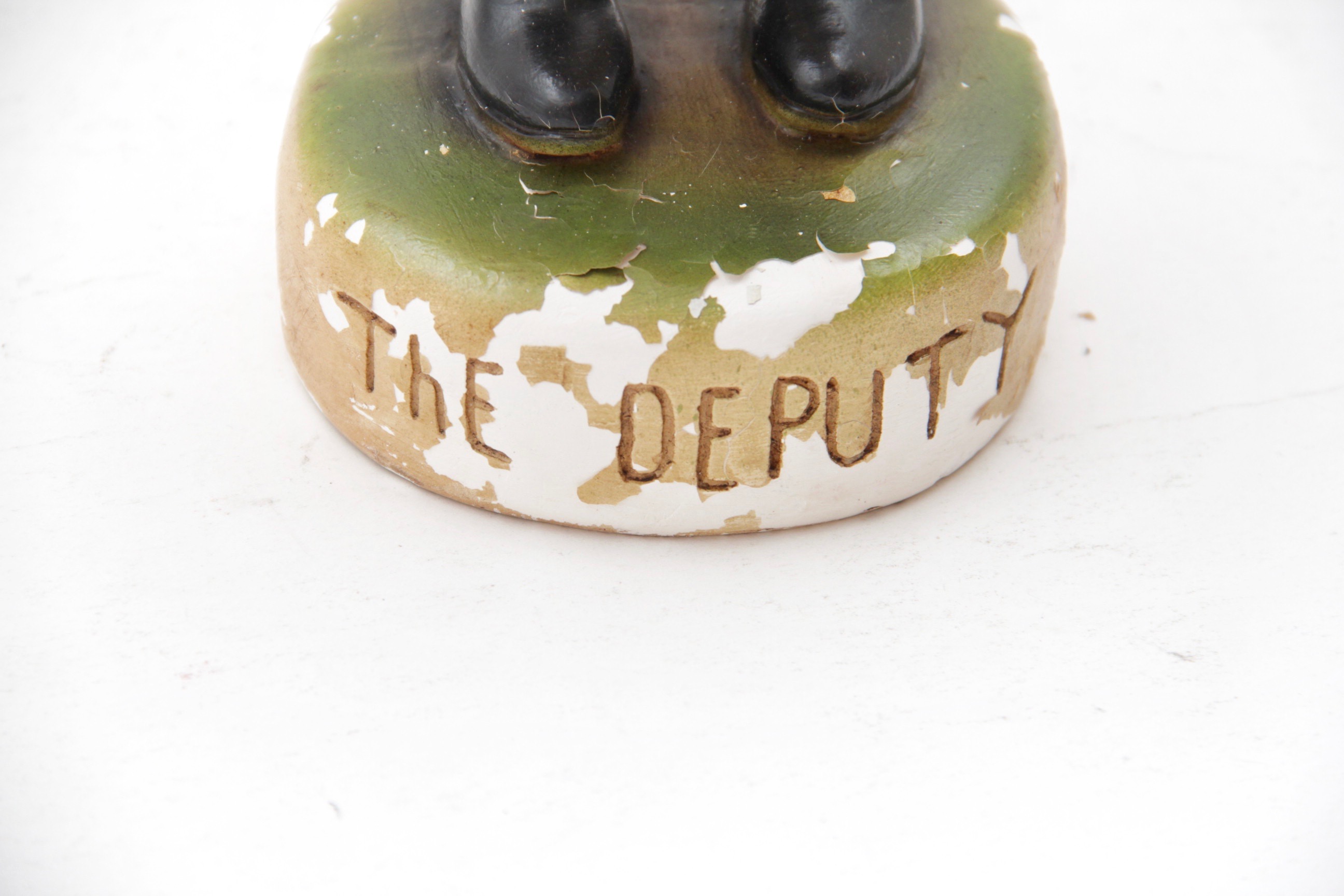 Pair of Vintage E. Borman Chalkware Sculptures