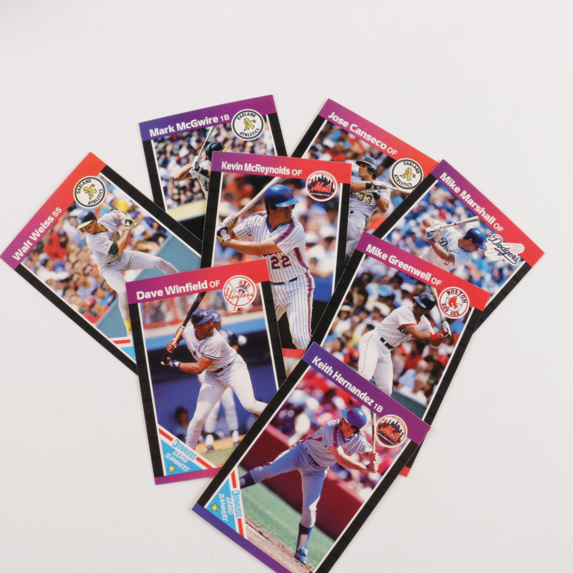 Collection of 1980s and 1990s Leaf and Donruss Baseball Cards