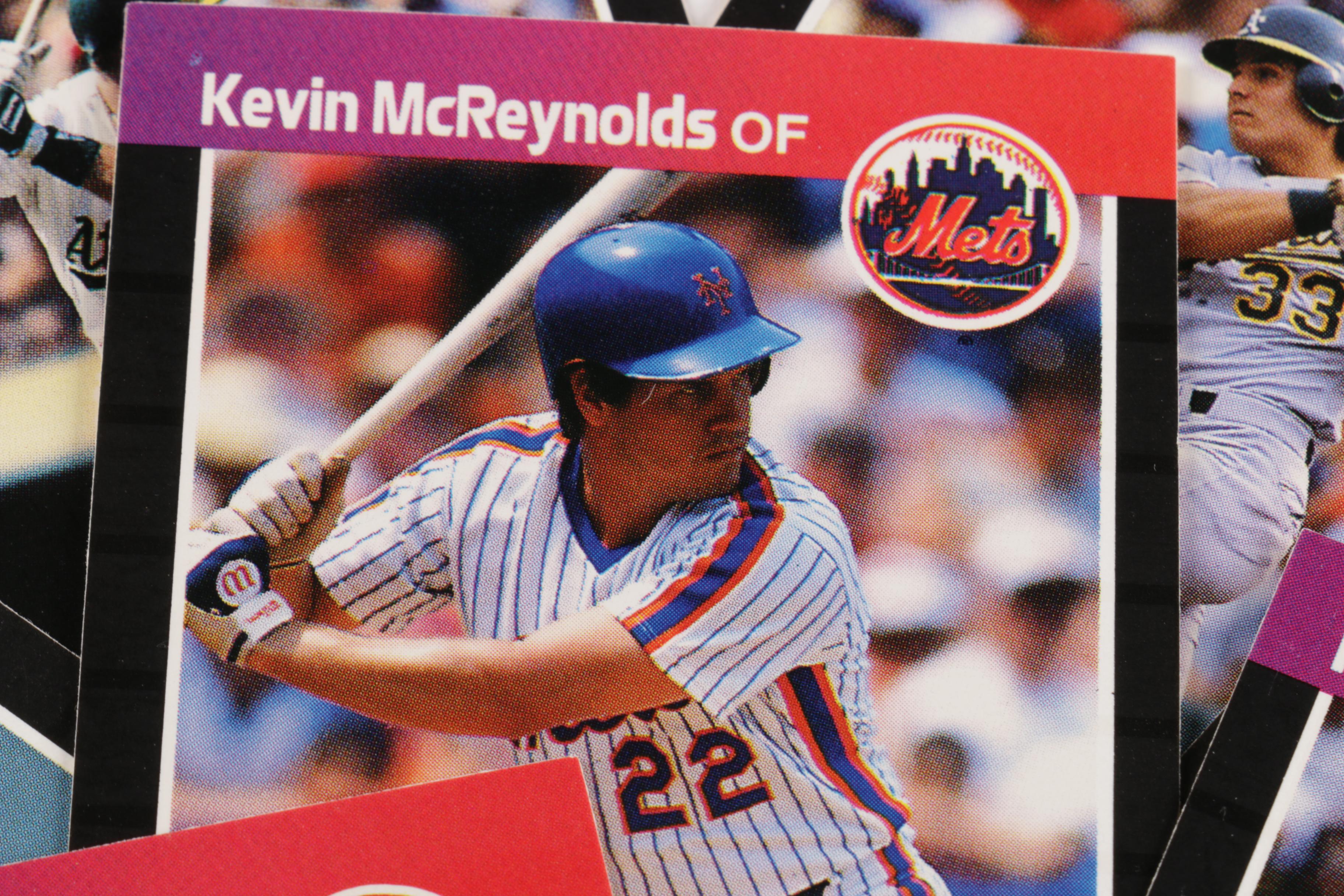 Collection of 1980s and 1990s Leaf and Donruss Baseball Cards