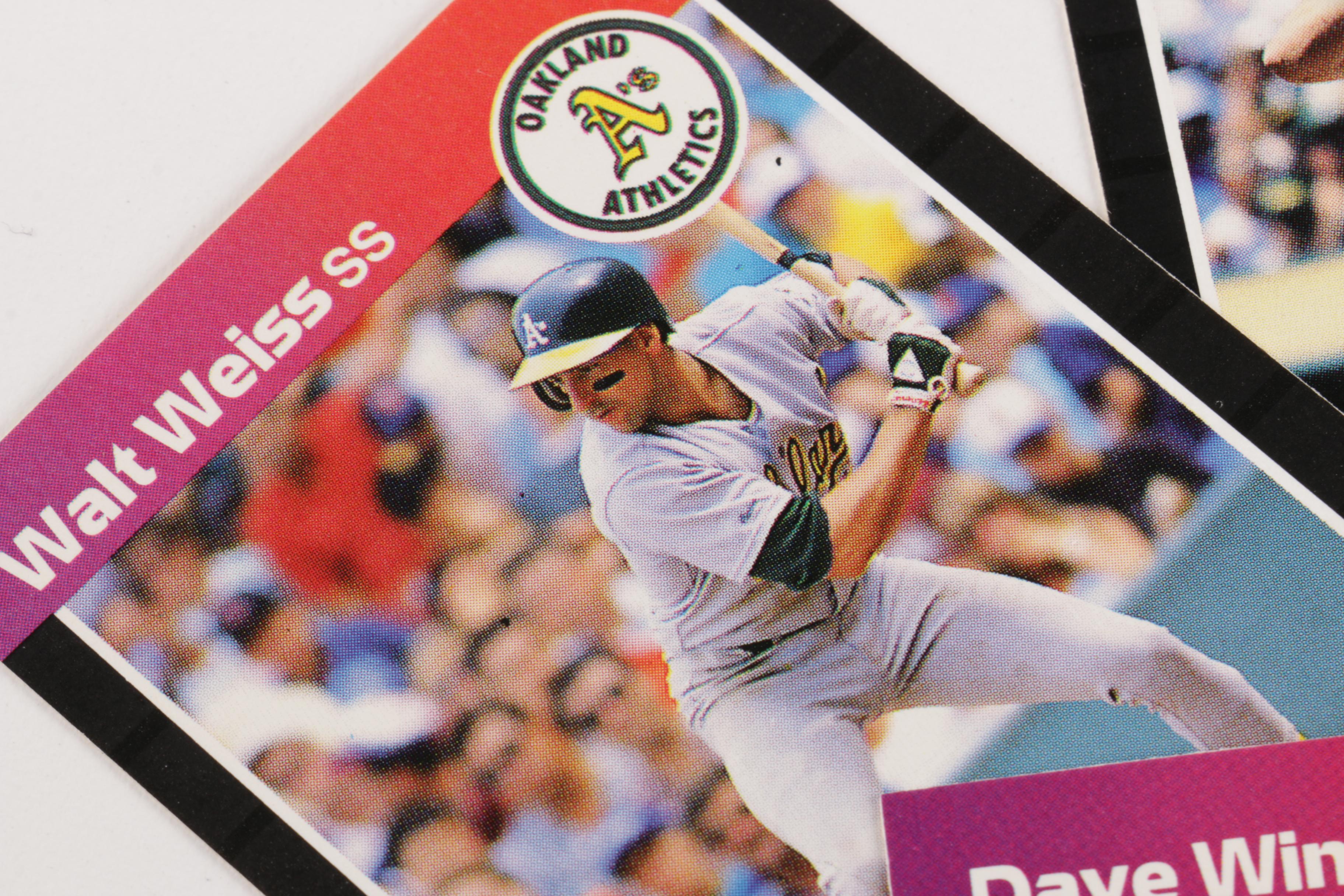 Collection of 1980s and 1990s Leaf and Donruss Baseball Cards