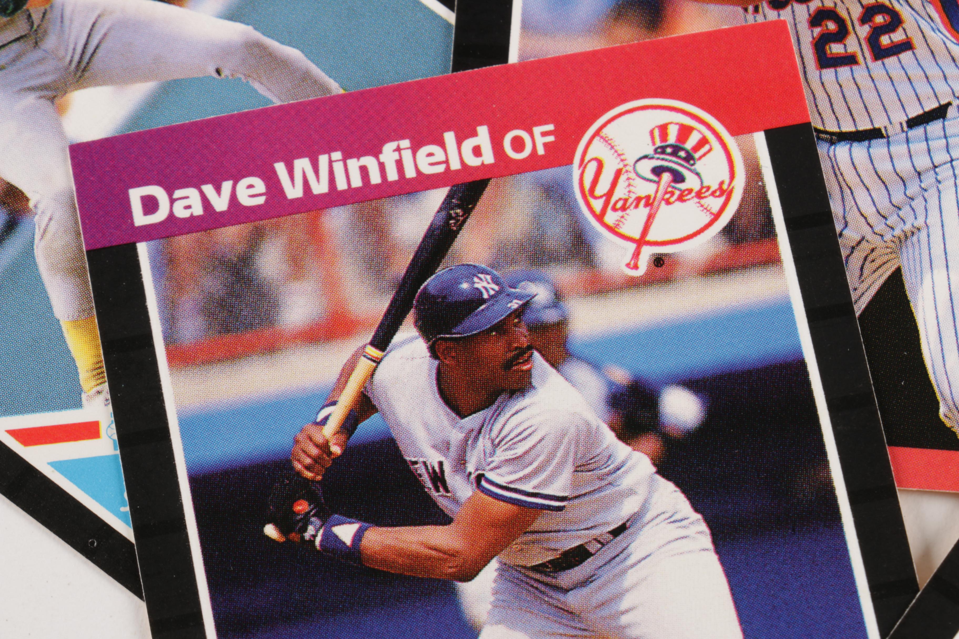 Collection of 1980s and 1990s Leaf and Donruss Baseball Cards