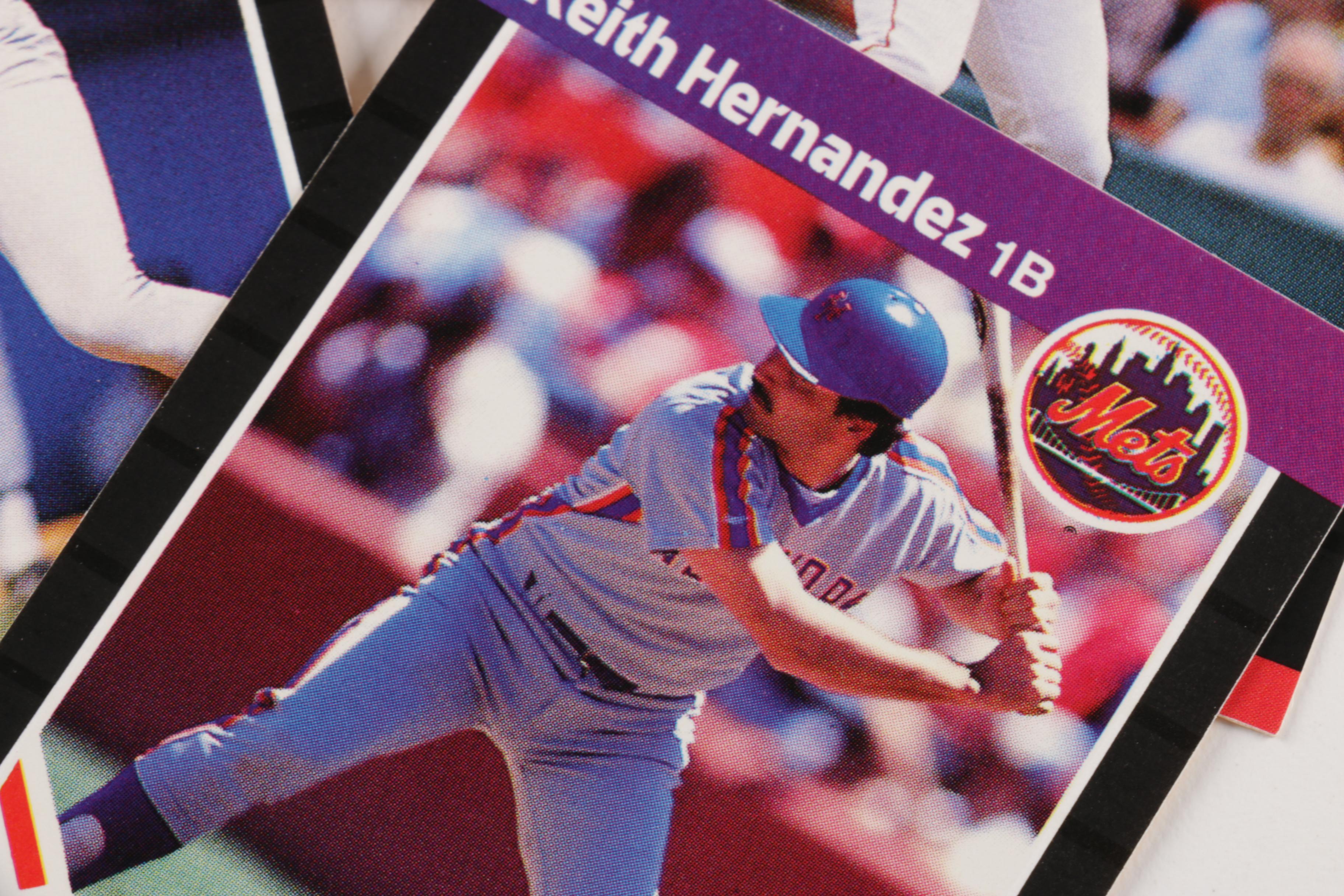 Collection of 1980s and 1990s Leaf and Donruss Baseball Cards