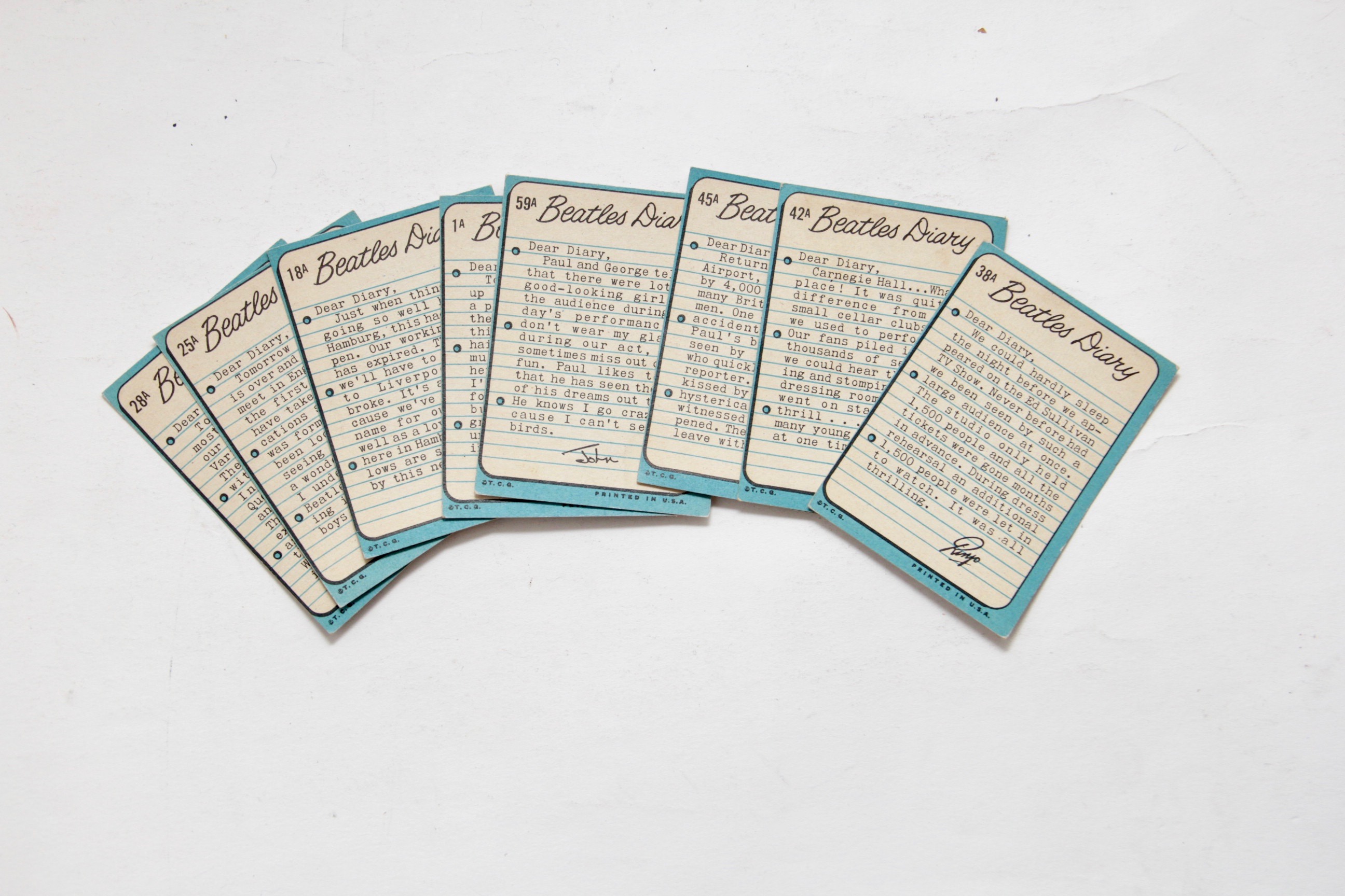 T.C.G. Beatles Trading Cards