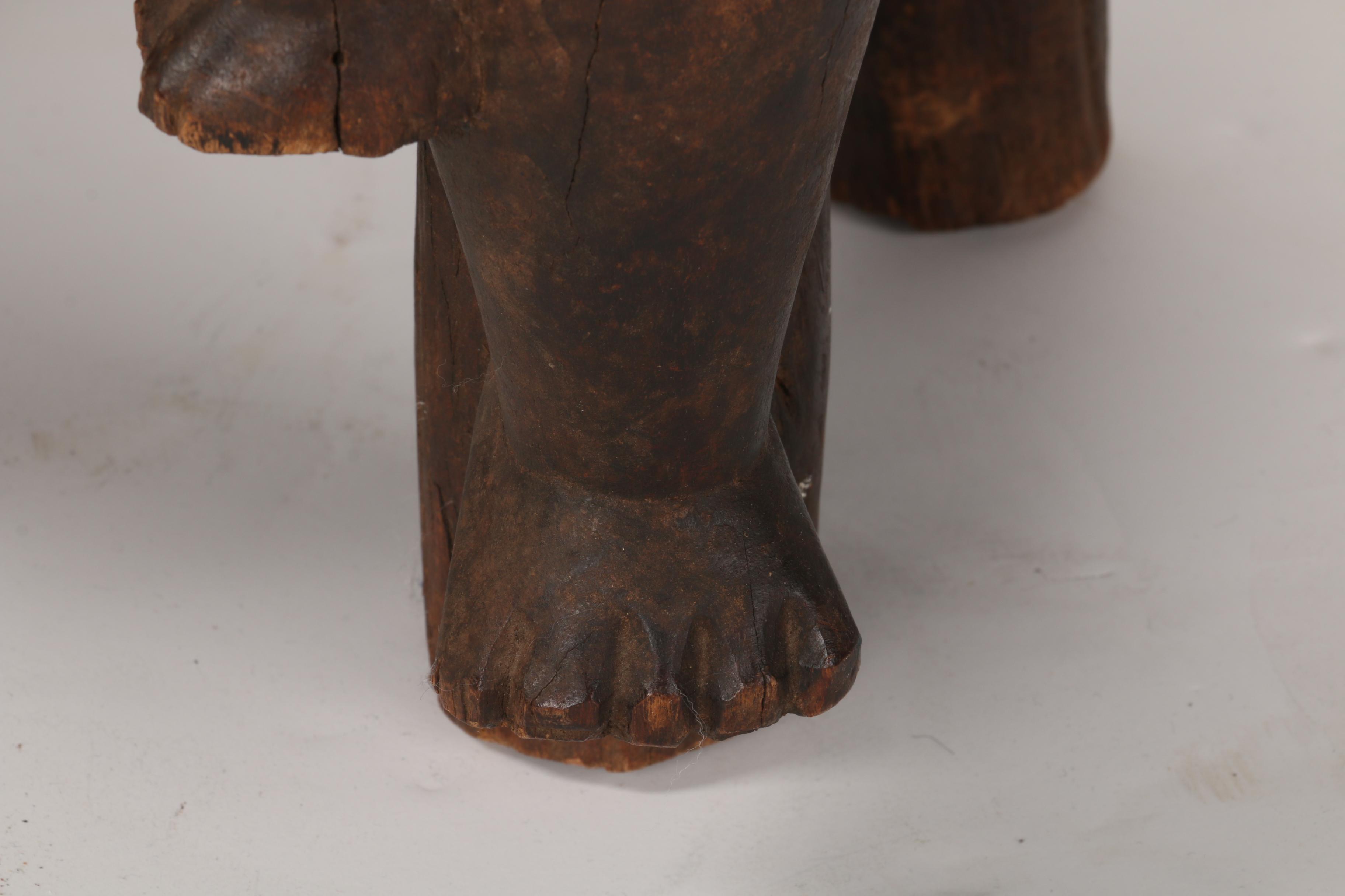 Wooden Yoruba Maternity Figure