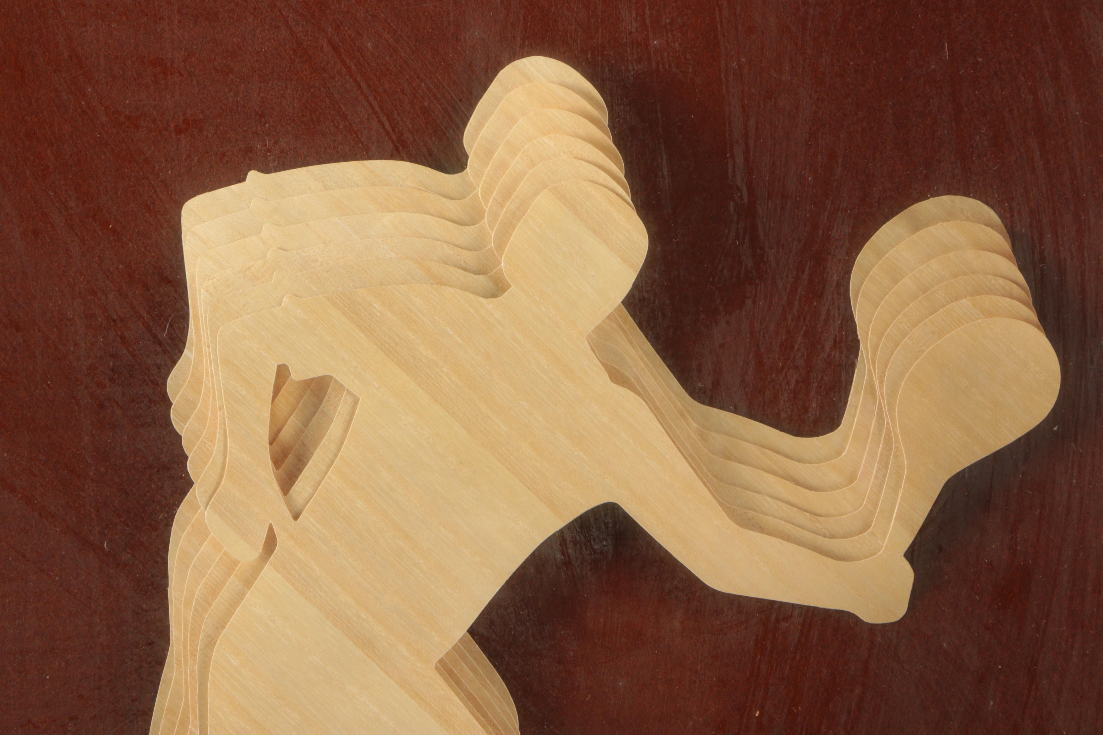 Greg Copeland Wood Cutout in Shadowbox