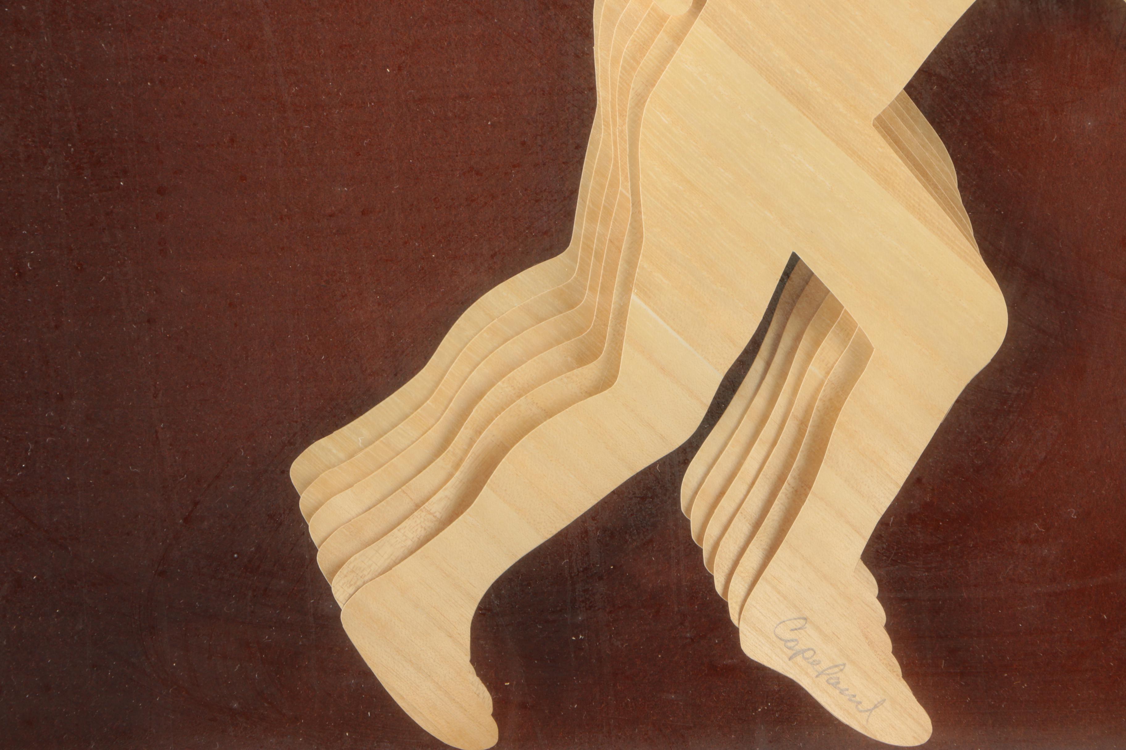 Greg Copeland Wood Cutout in Shadowbox