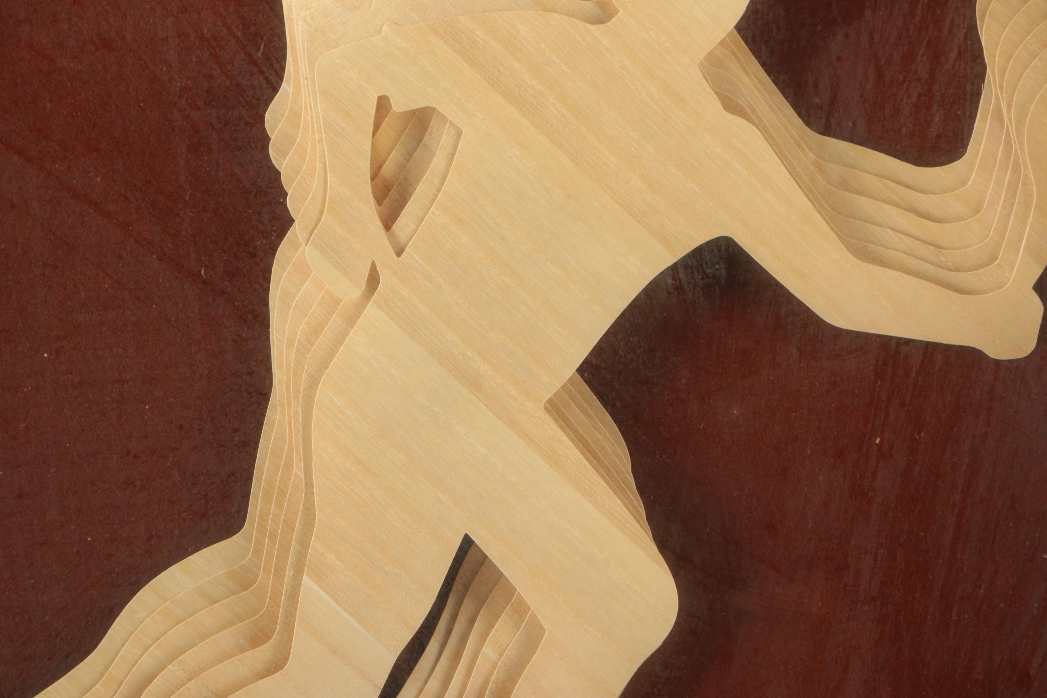 Greg Copeland Wood Cutout in Shadowbox