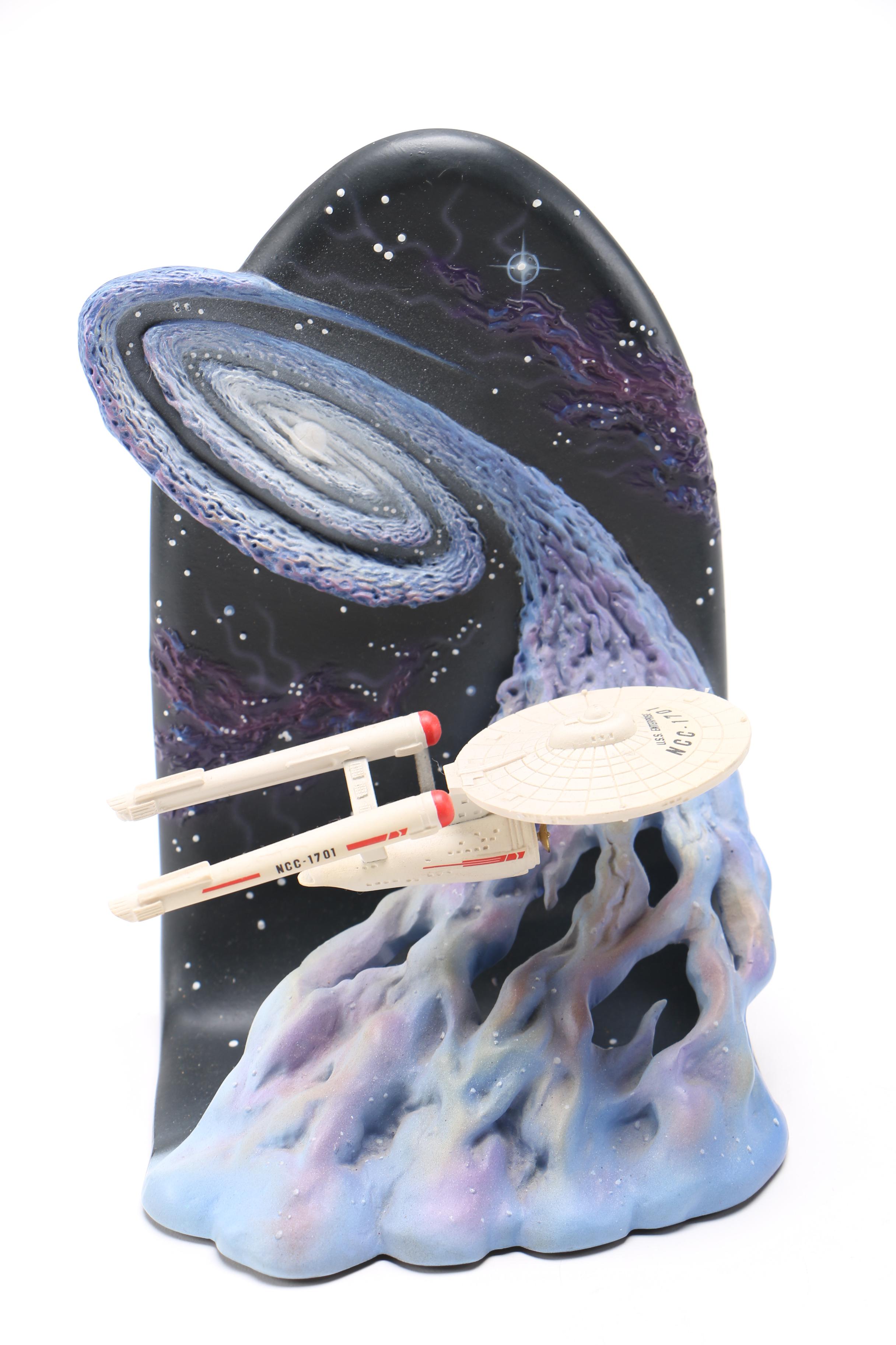 Willitts Designs "Star Trek" U.S.S. Enterprise NCC-1701 Bookend