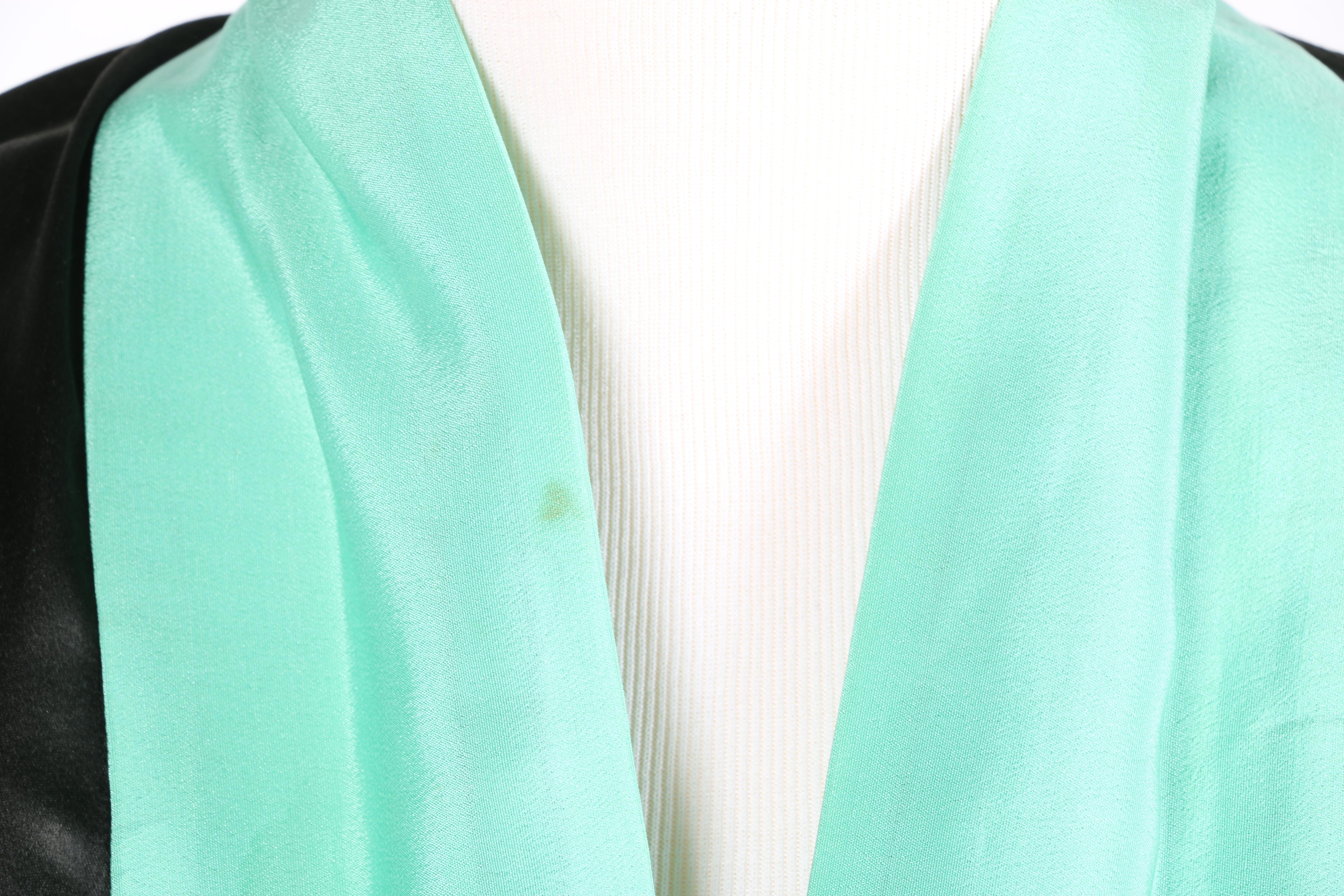 Black and Green Haori Jacket