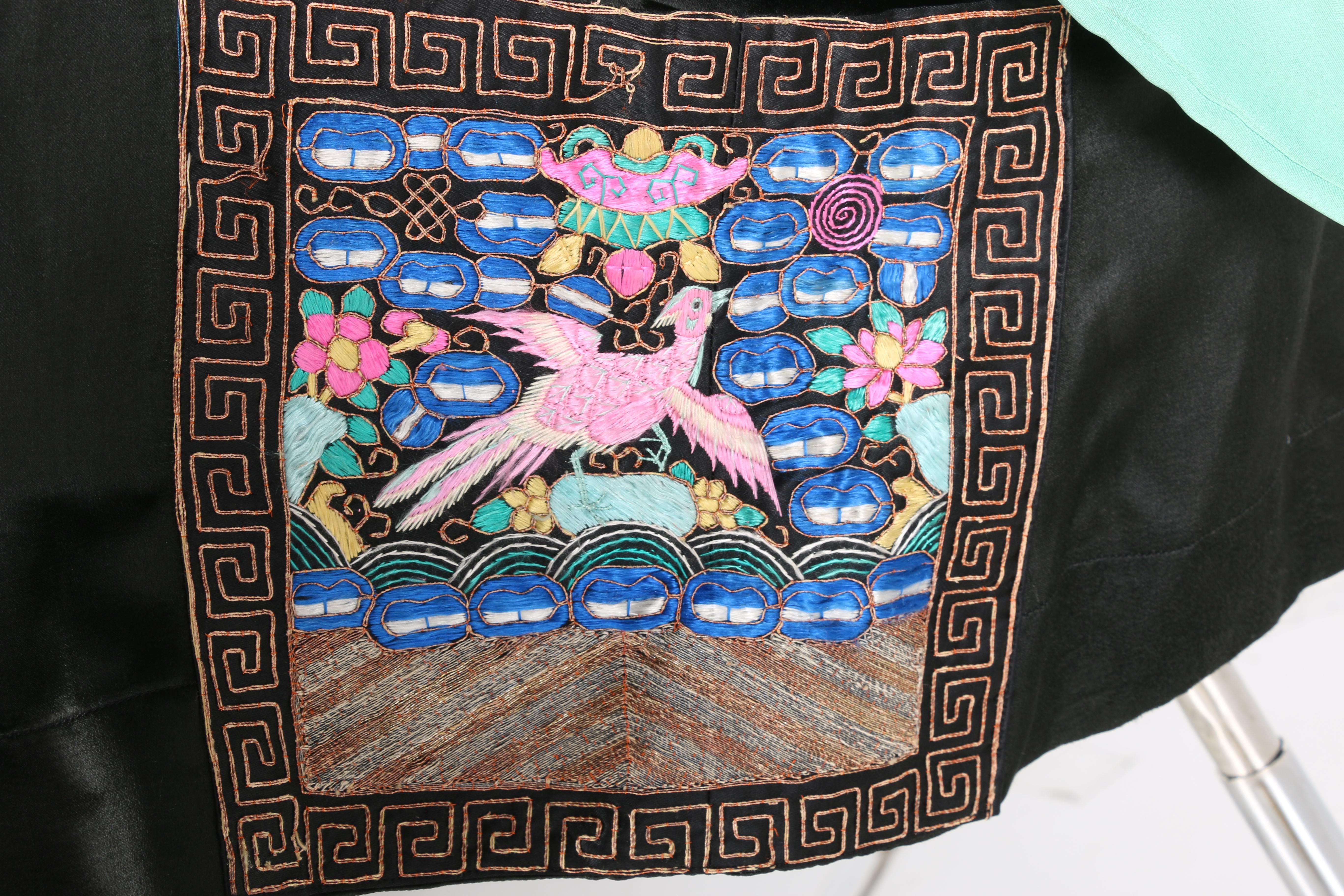 Black and Green Haori Jacket