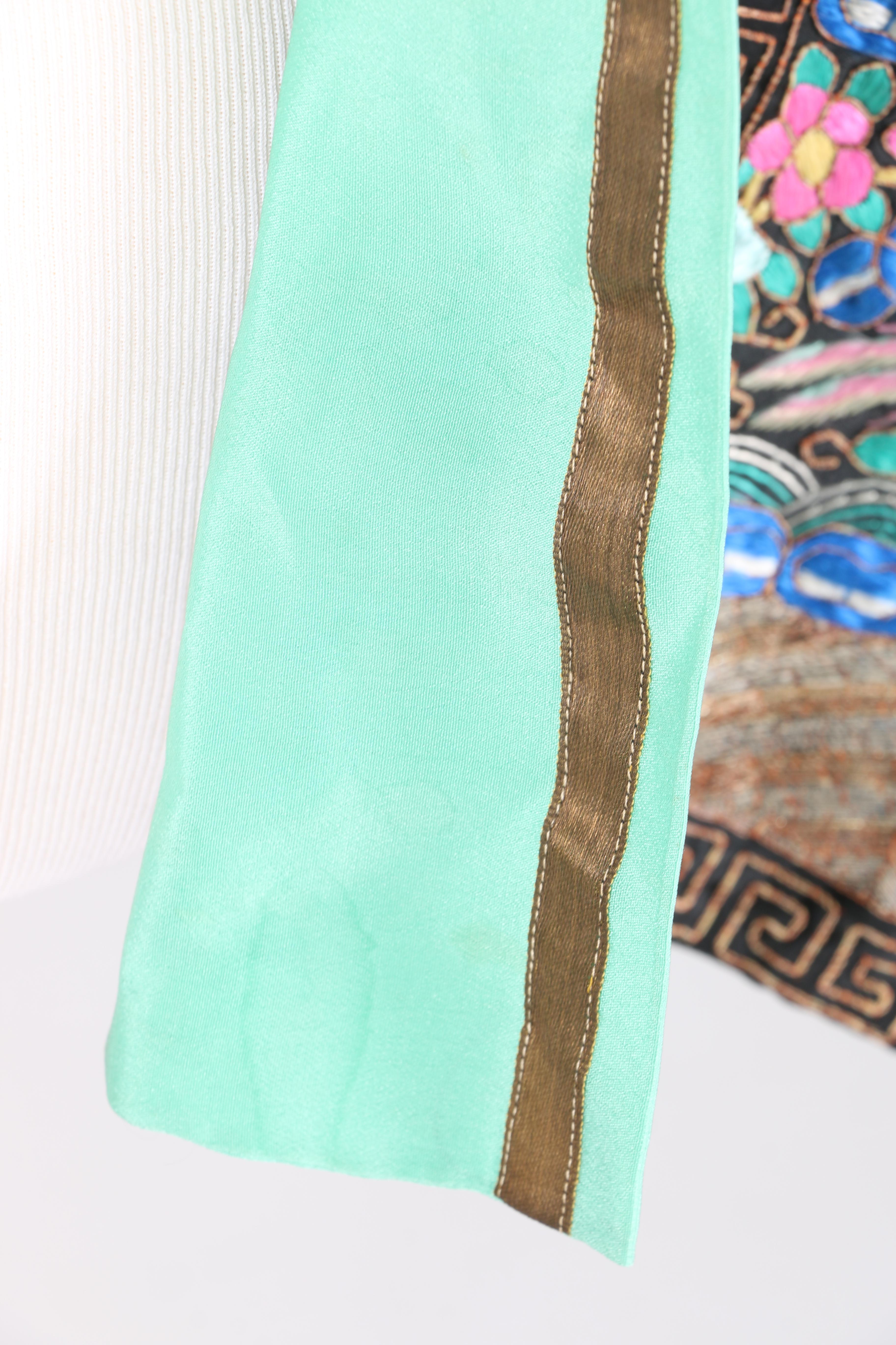 Black and Green Haori Jacket