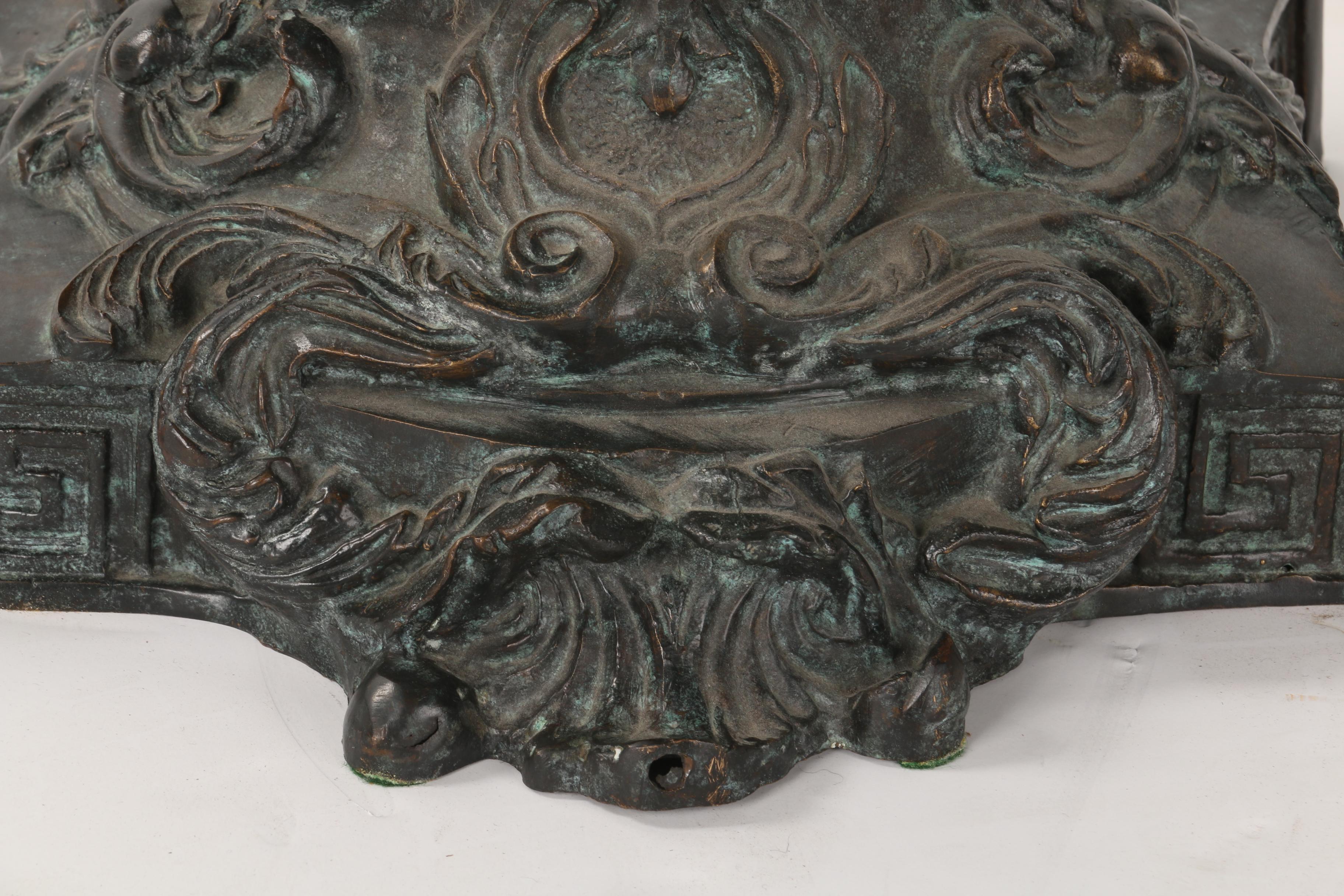 Brass and Ceramic Urn