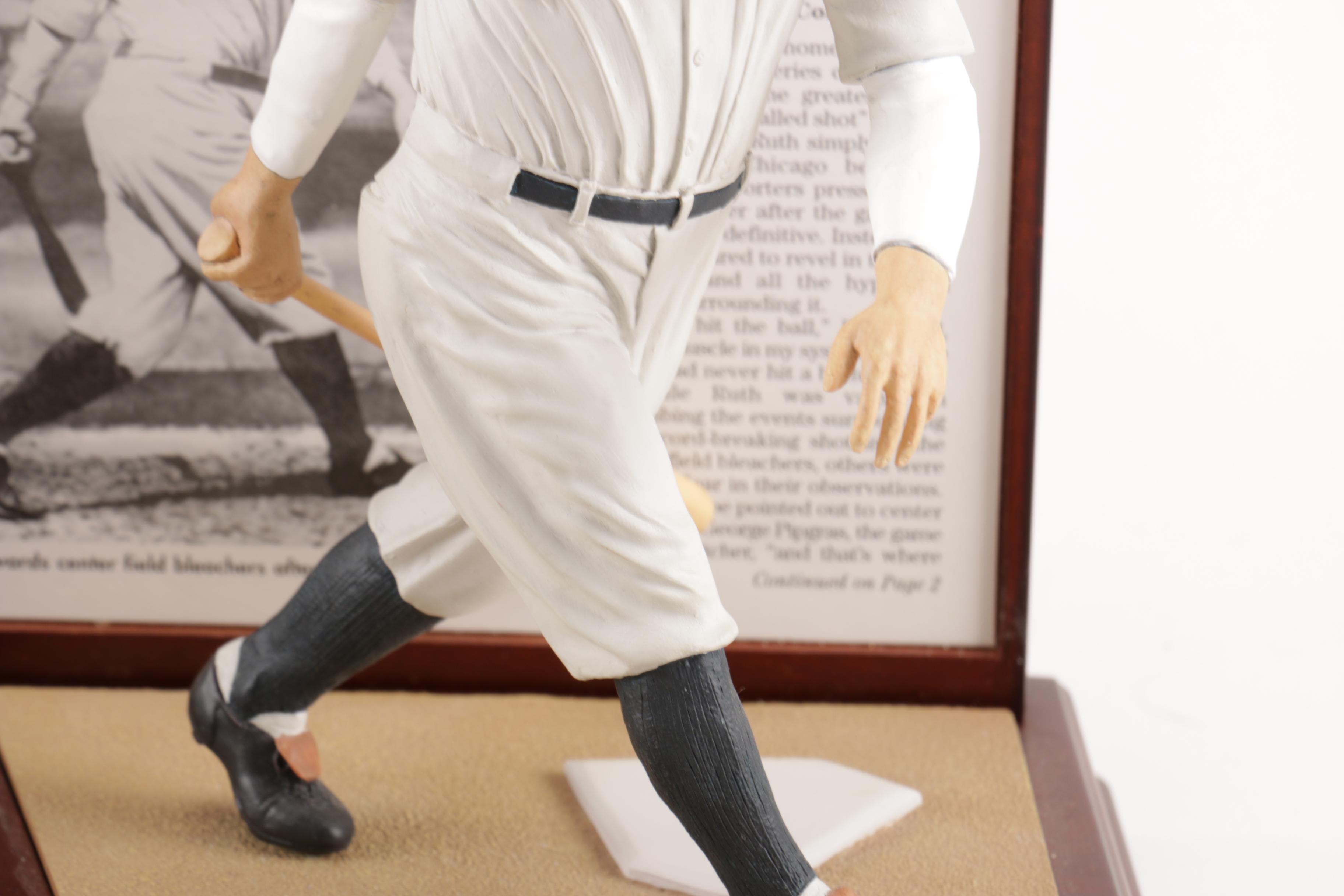 Danbury Mint "Babe Ruth's Called Shot" Figurine Set
