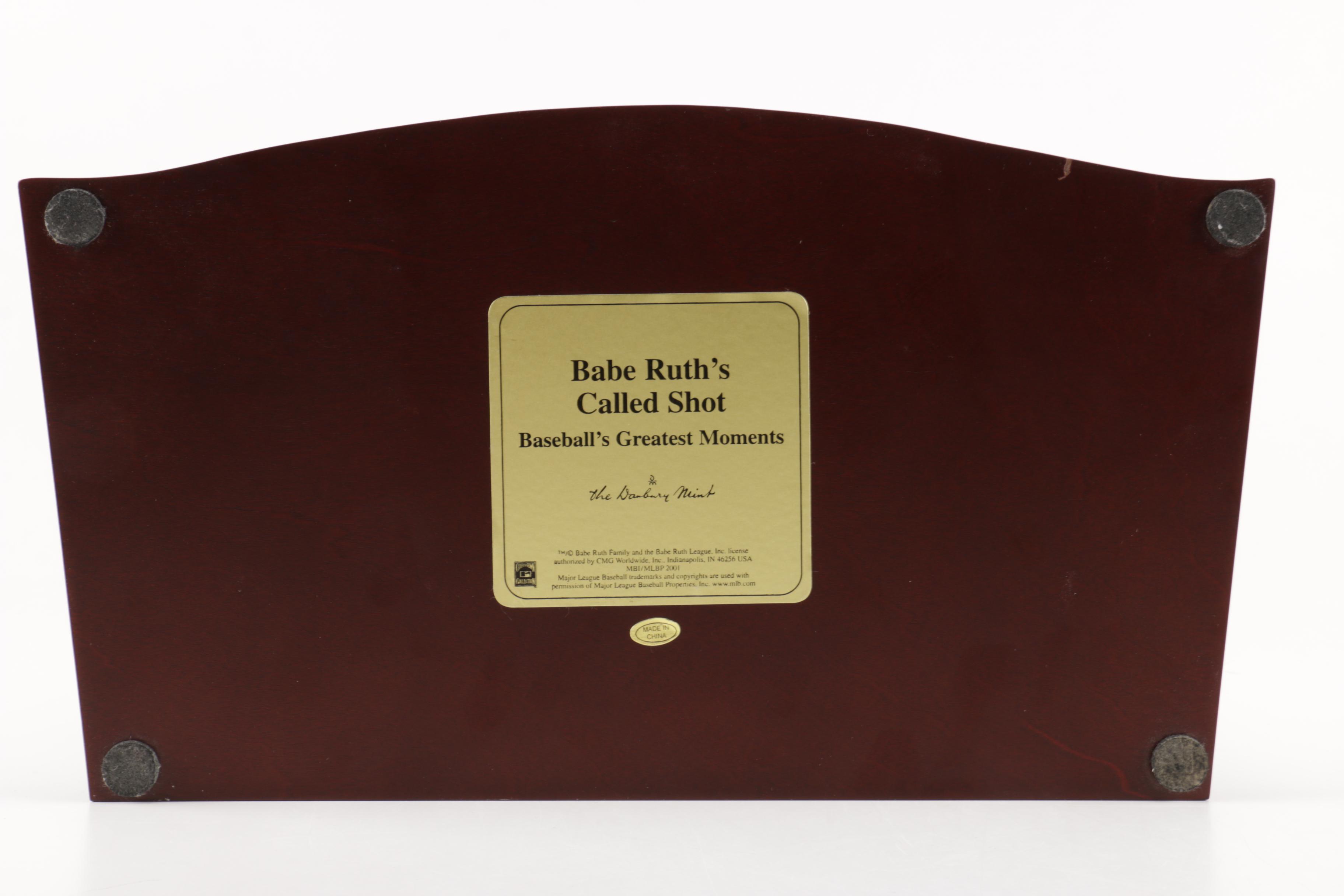 Danbury Mint "Babe Ruth's Called Shot" Figurine Set