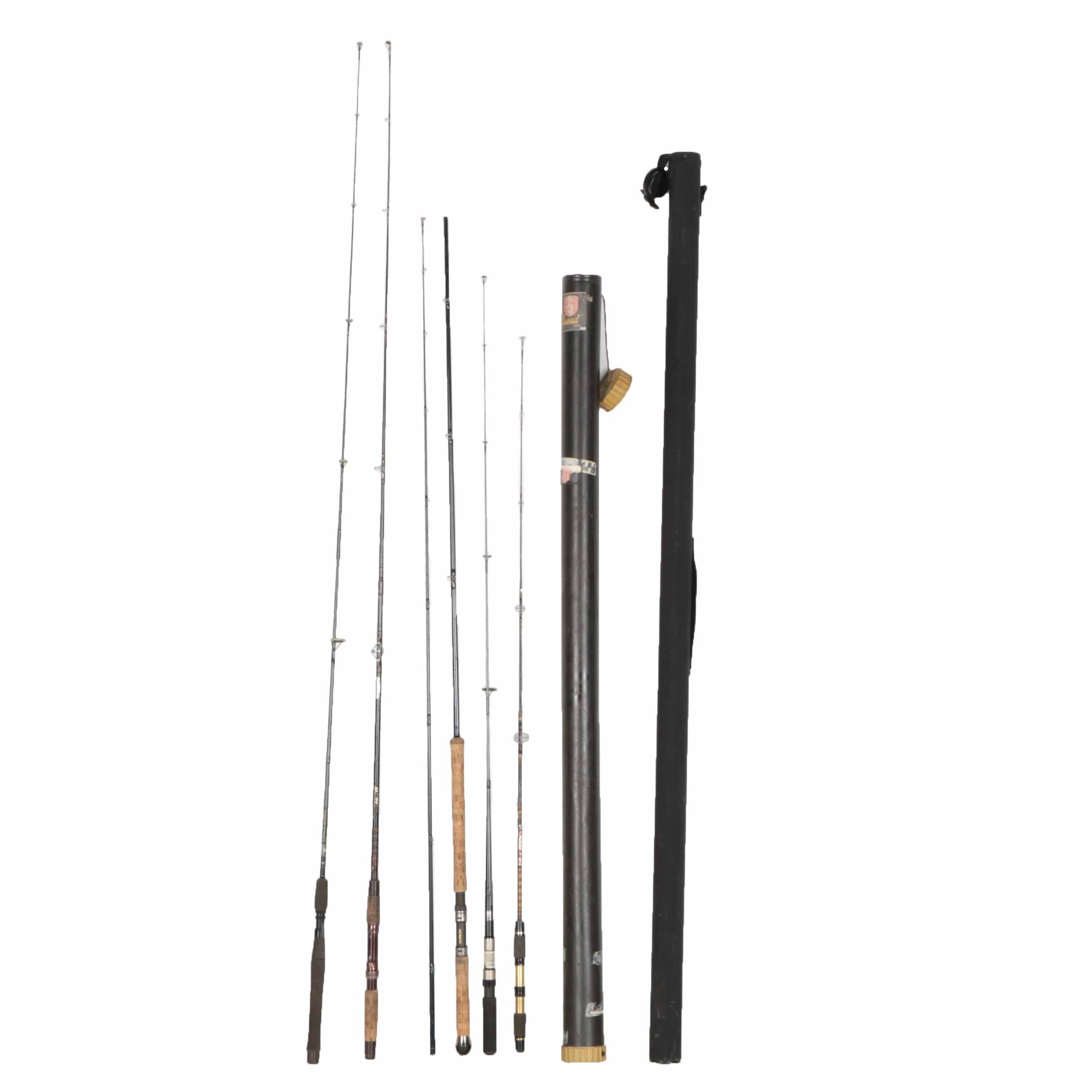 Fishing Poles and Fishing Pole Holders