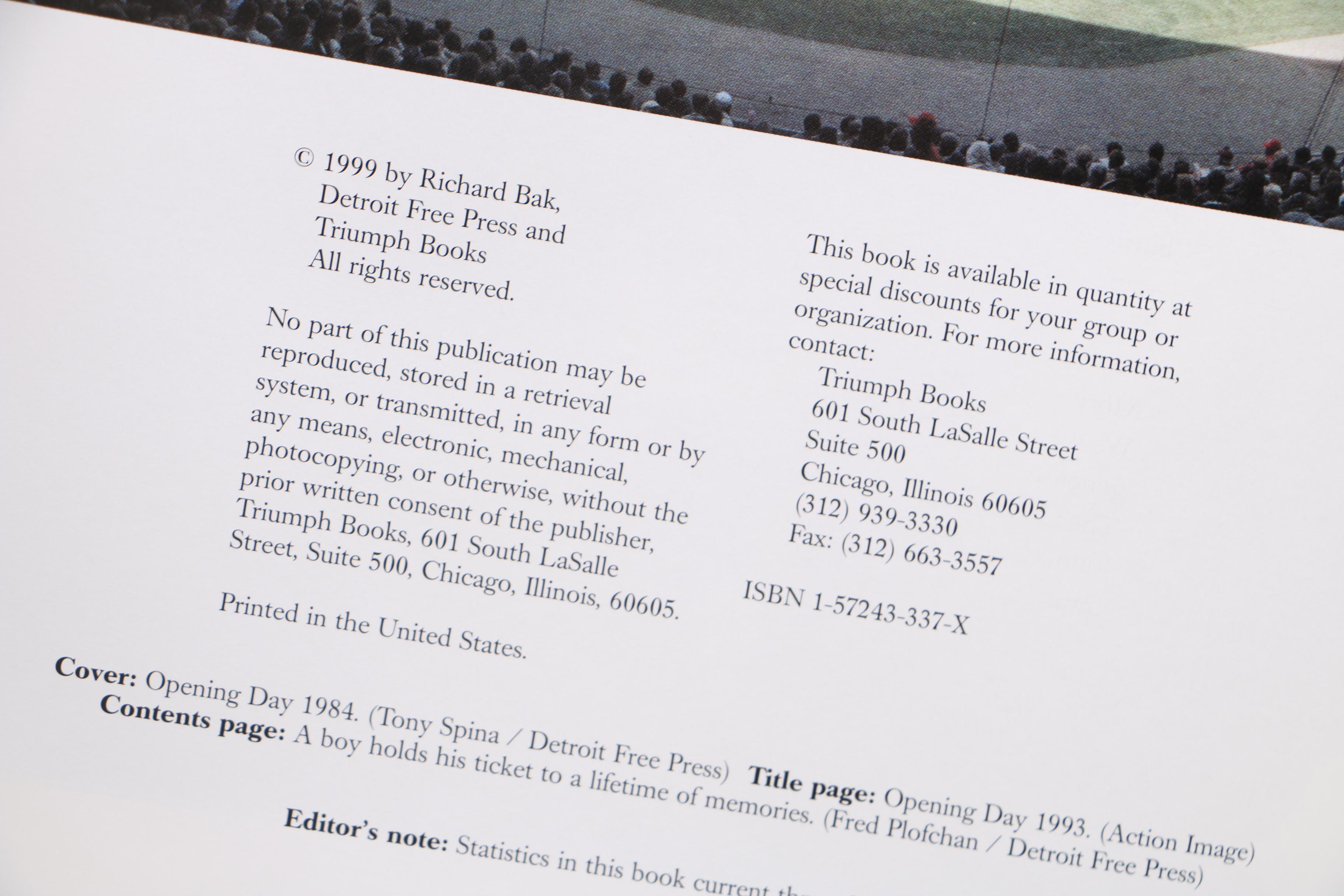 Detroit Tigers Memorabilia