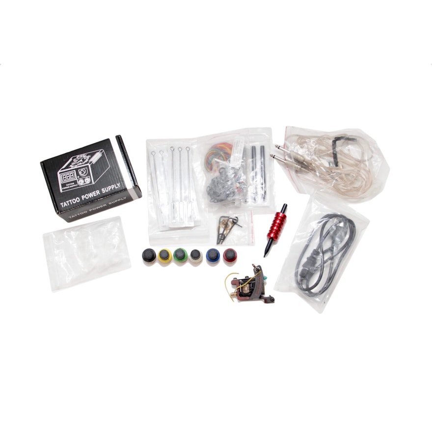 Tattoo Supplies With Manuals