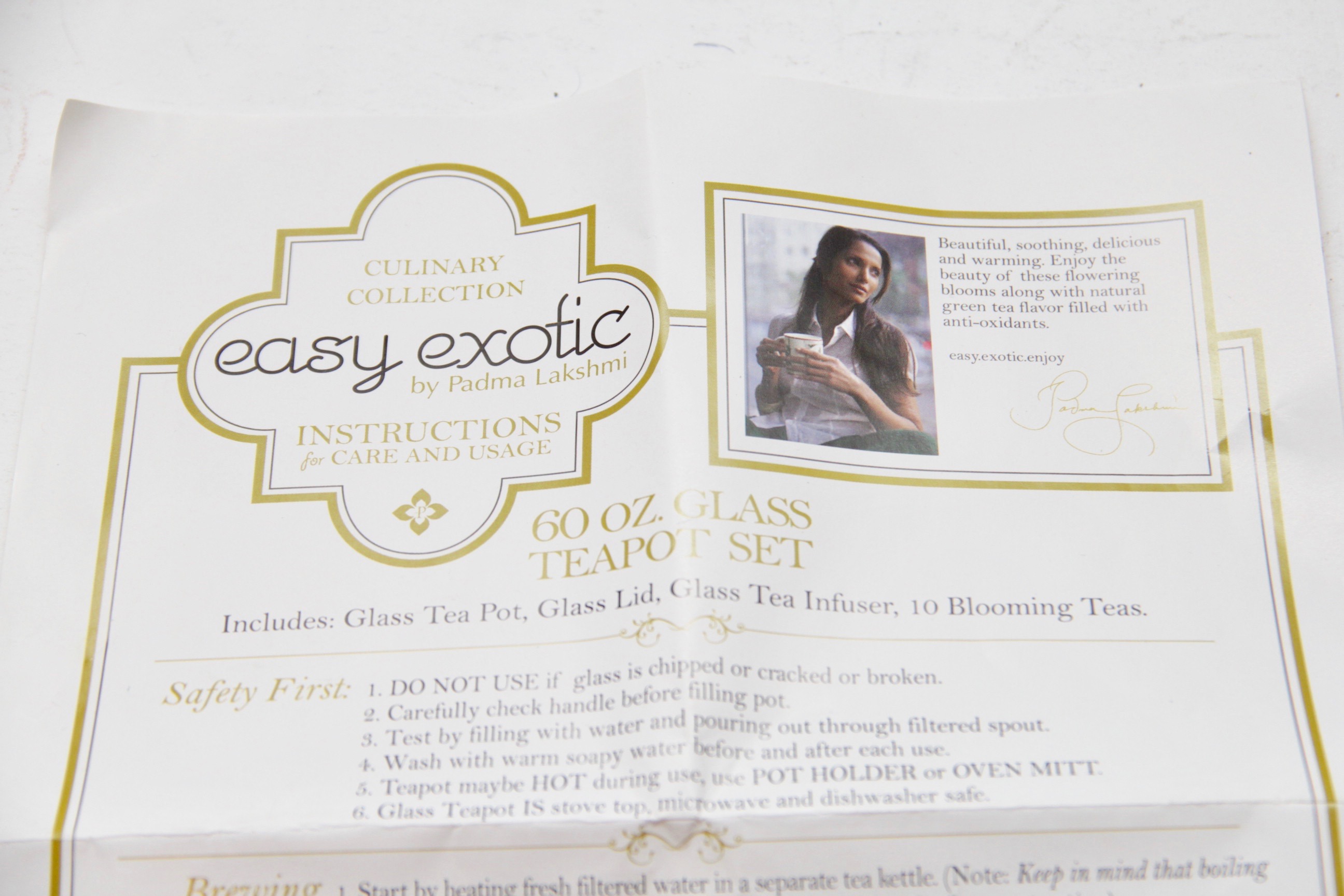 Padma Lakshmi "Easy Exotic" Teapot