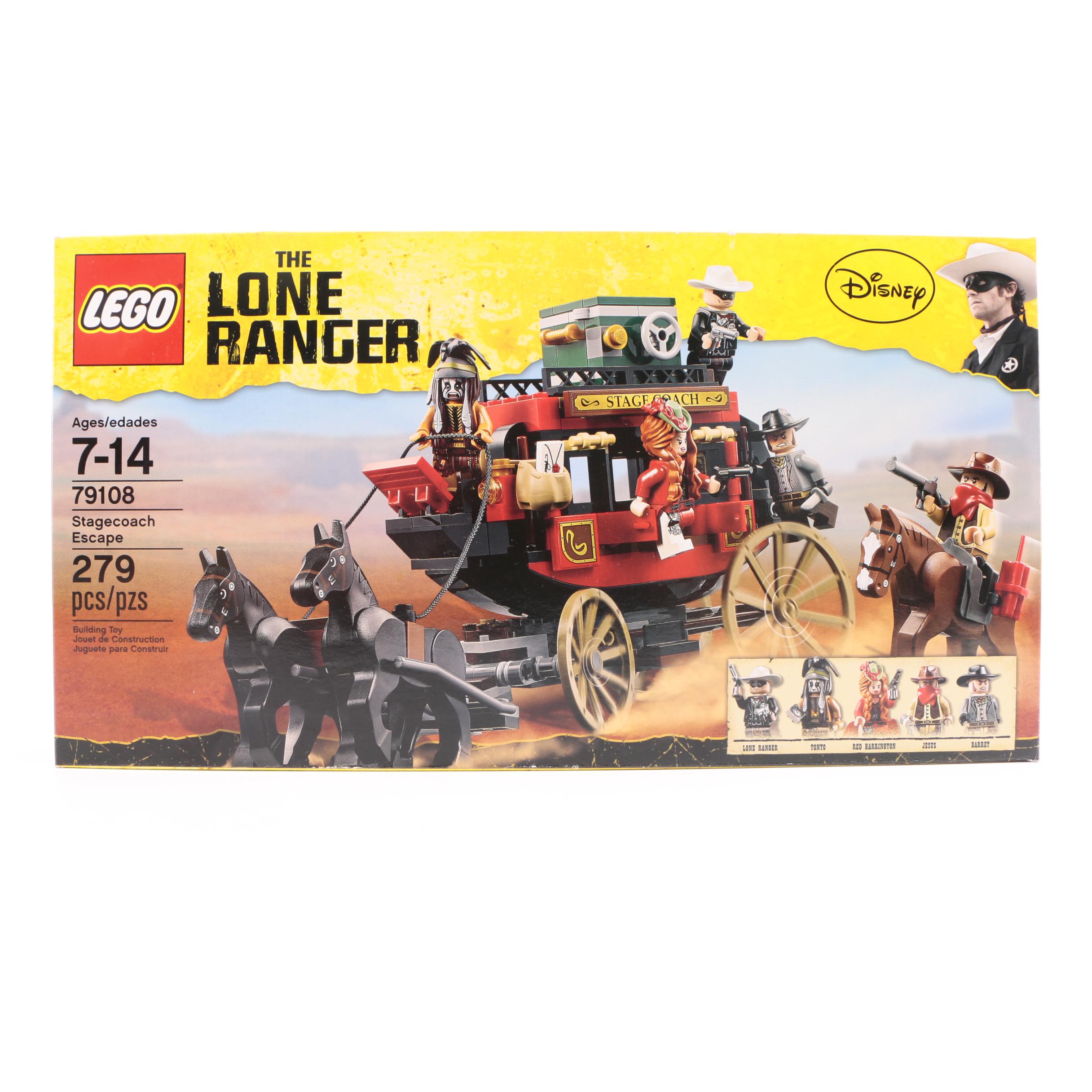 Collection of Four "Lone Ranger" Toys and One Lego Set