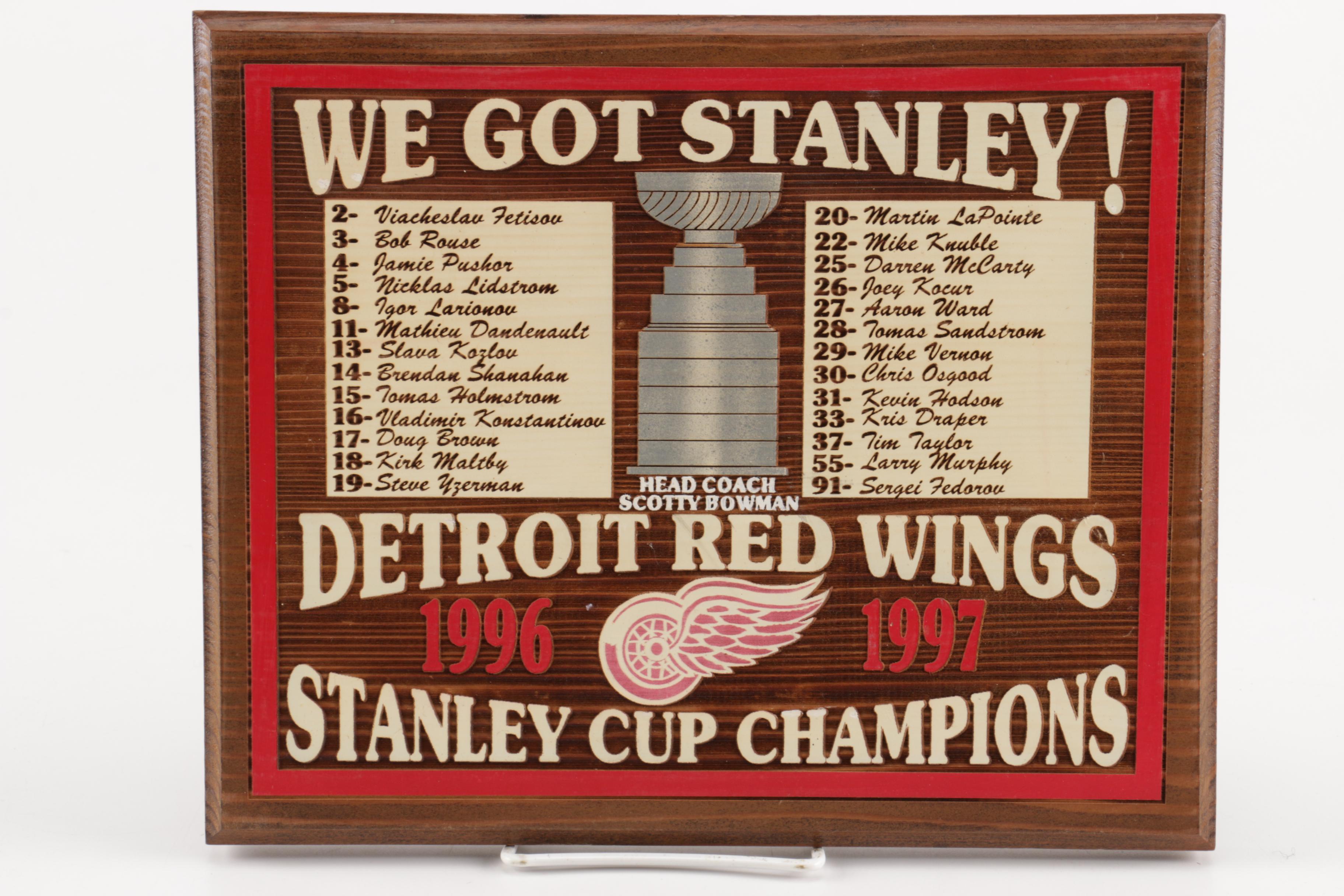 Detroit Red Wings Memorabilia