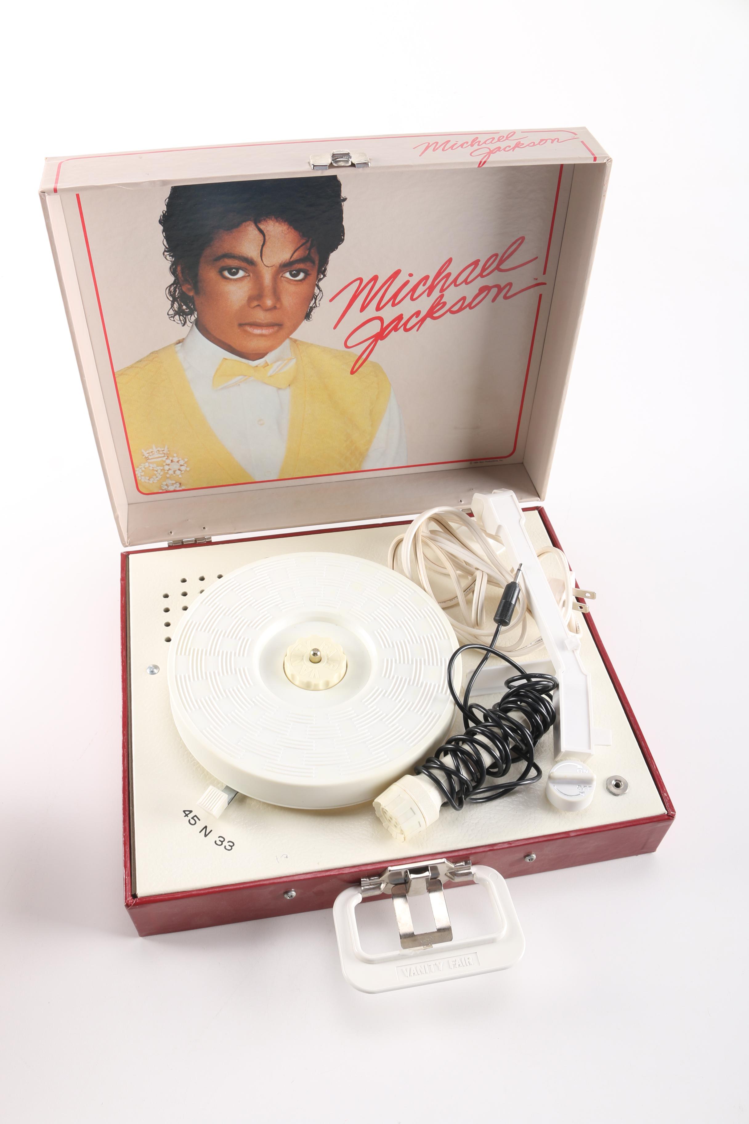 Vintage Vanity Fair Michael Jackson Phonograph