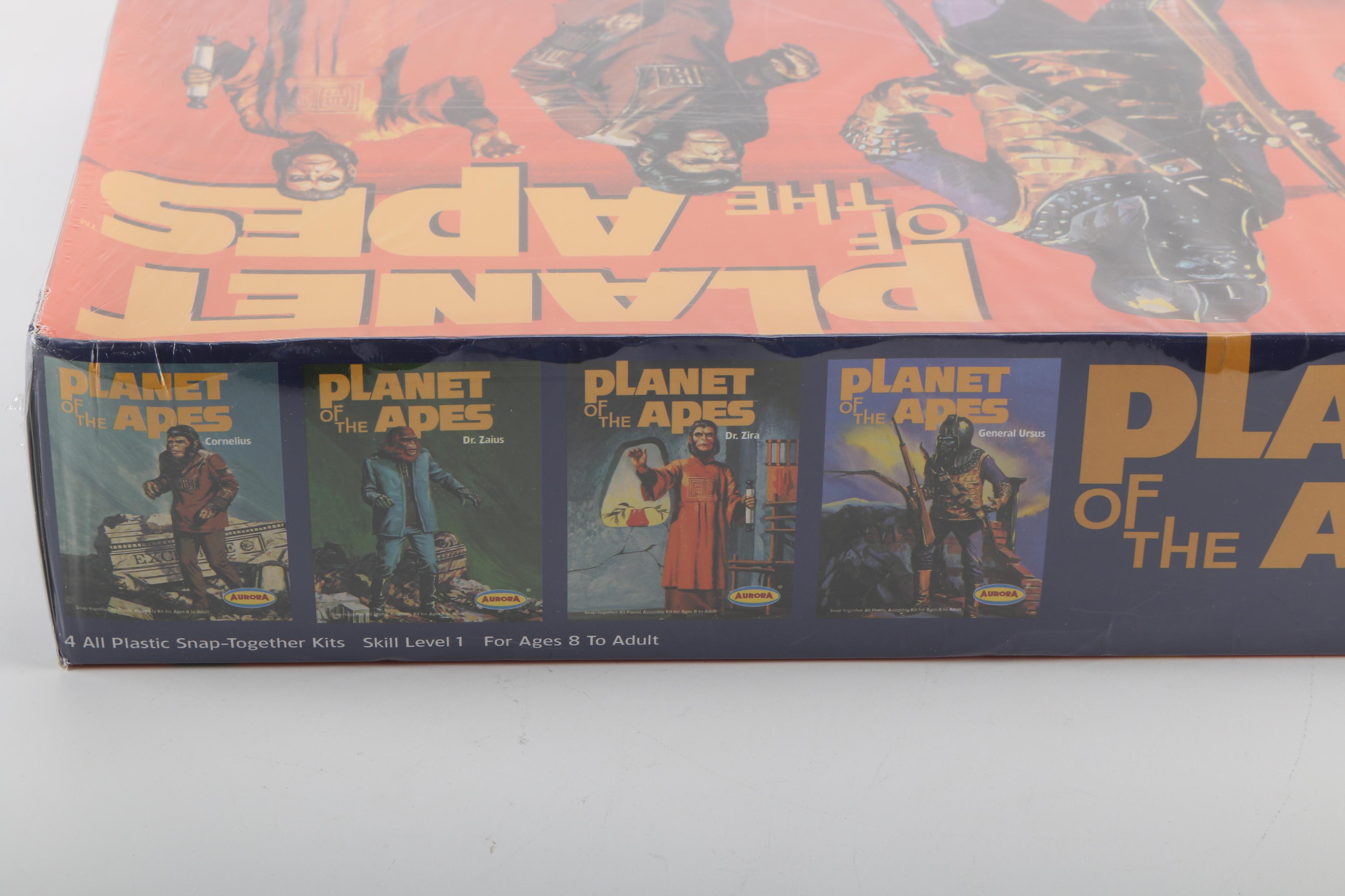 Sealed "Planet of the Apes" Four-Pack of Model Kits by Aurora
