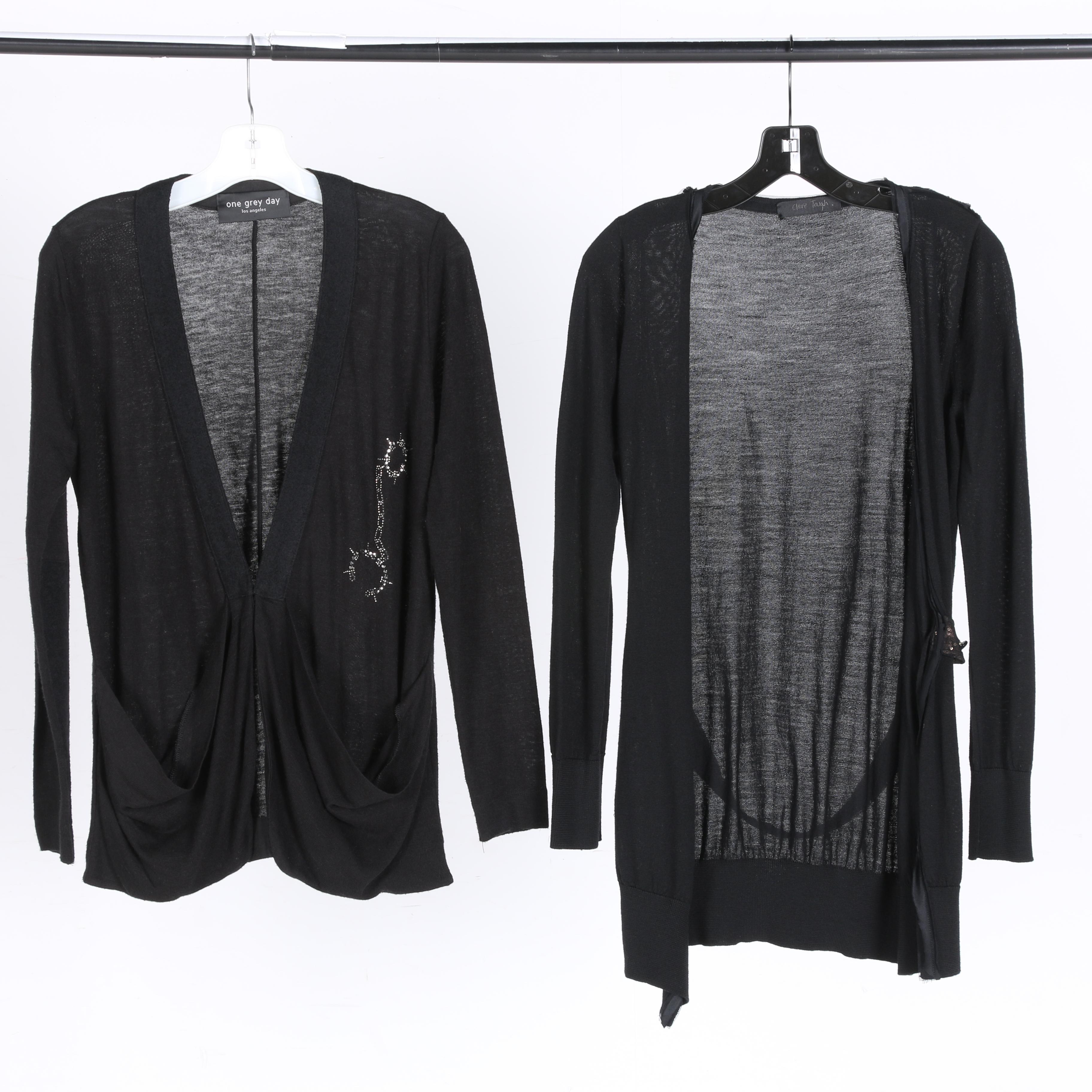 Cardigans by One Grey Day and Clare Tough