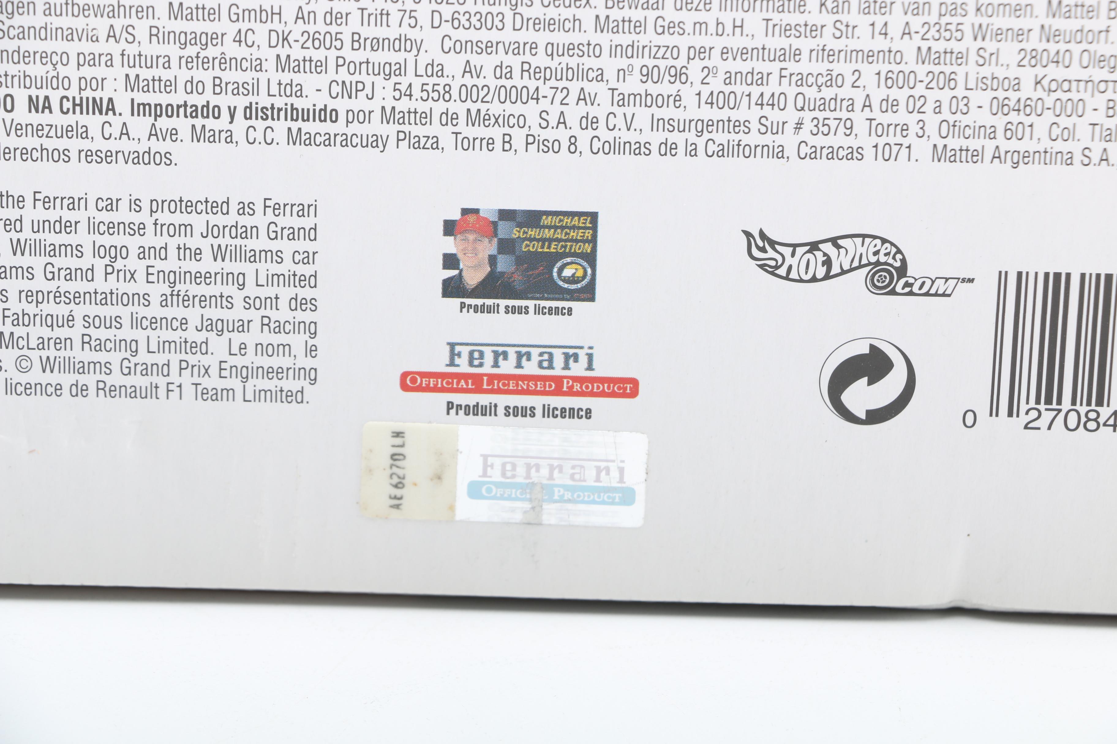 F1 Replica Models Including Michael Schumacher