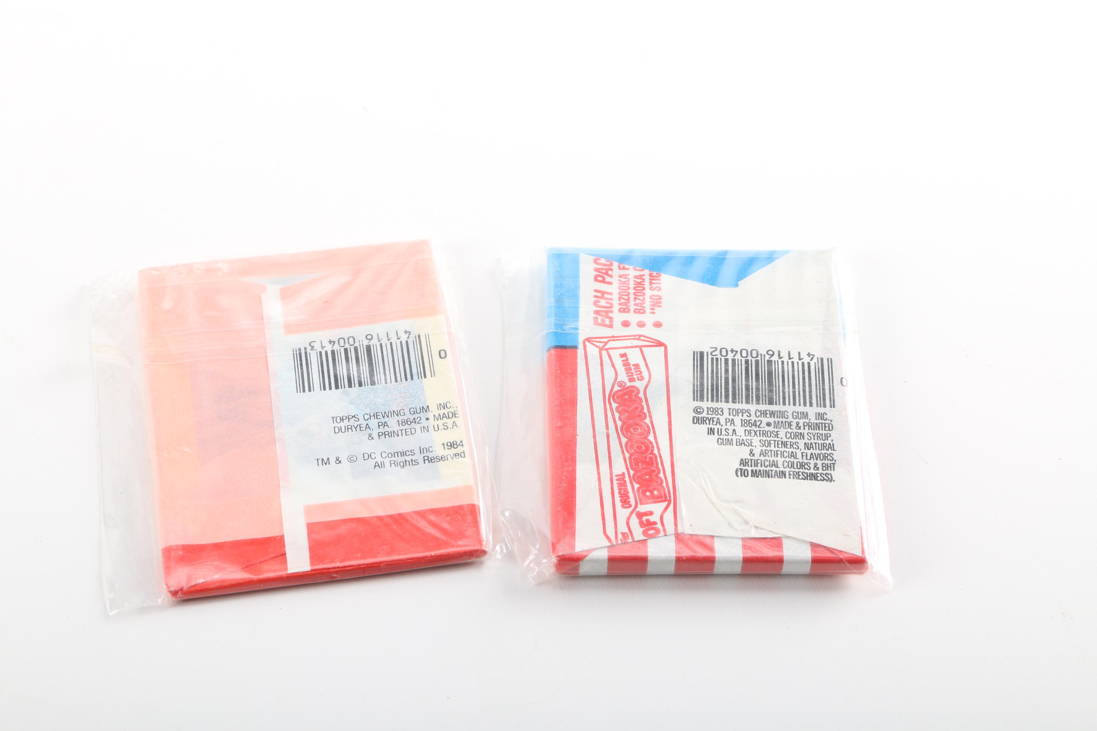 Collection of "Superman" and "Supergirl" Trading Cards