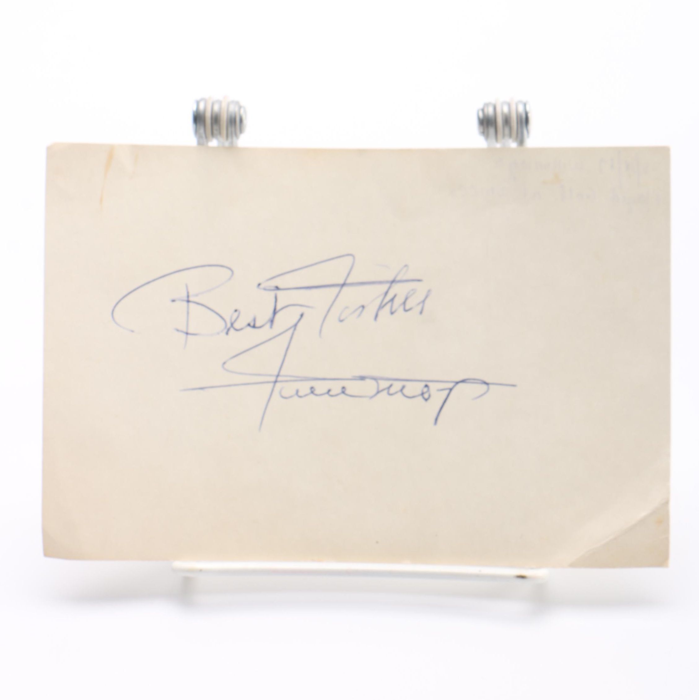 1989 Willie Mays Autograph