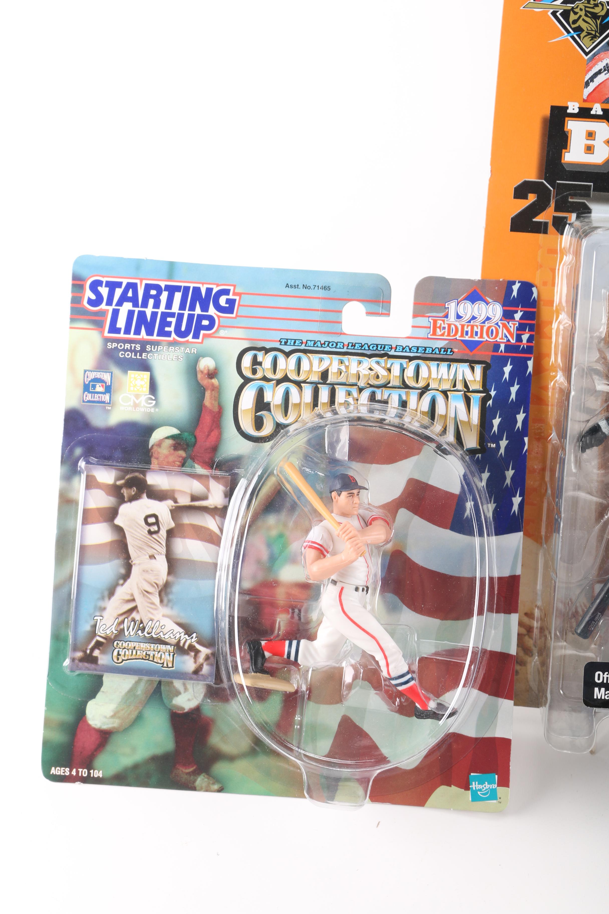 Four Collectible Baseball Figurines