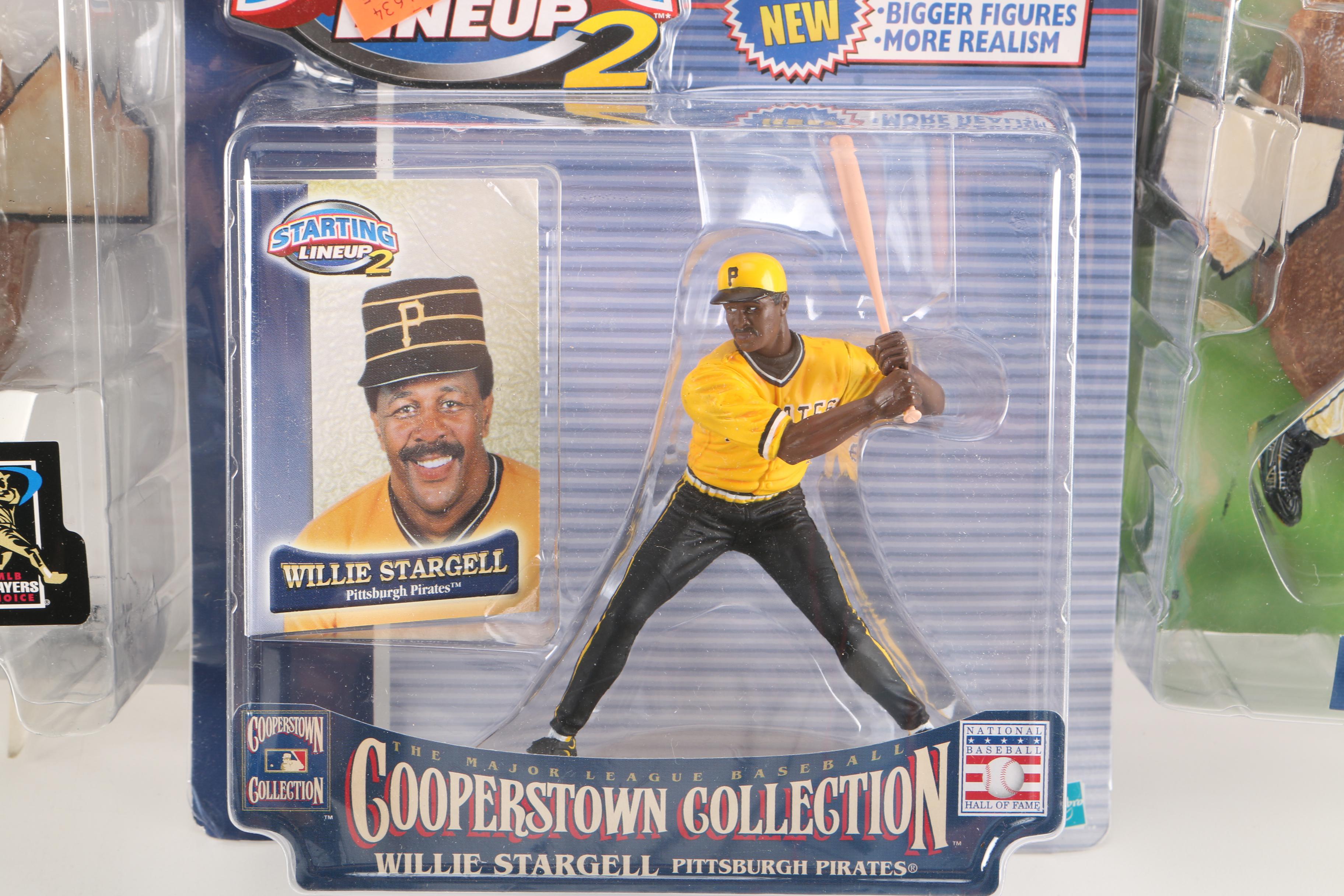 Four Collectible Baseball Figurines