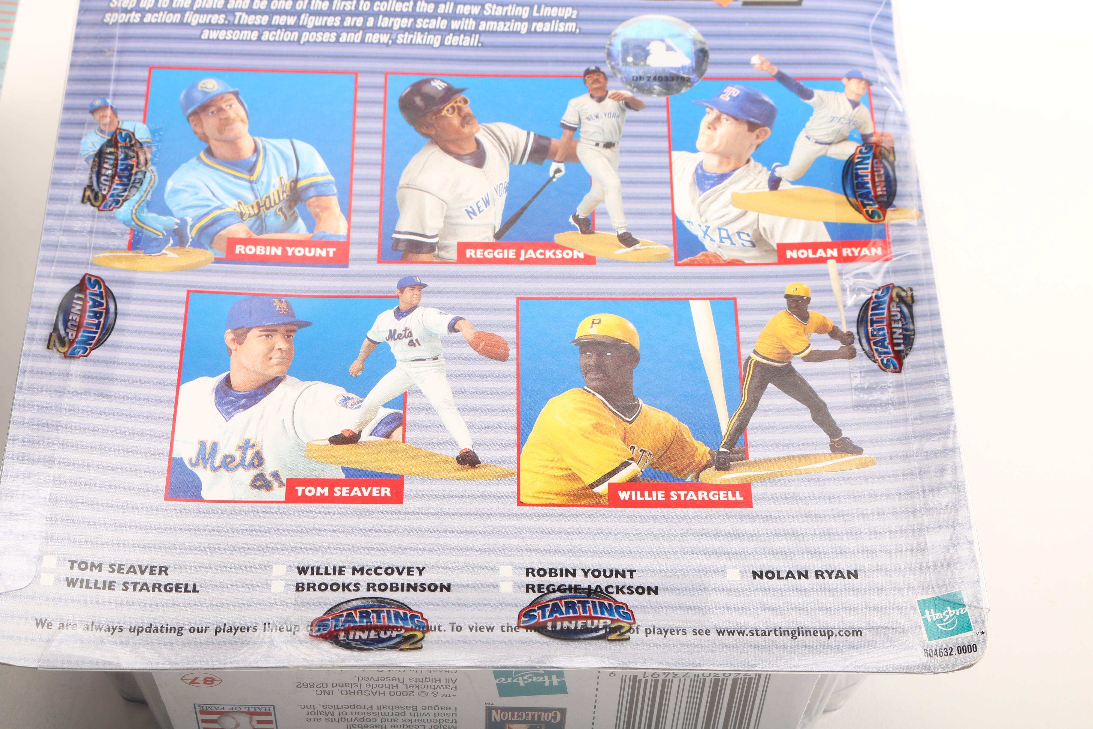 Four Collectible Baseball Figurines