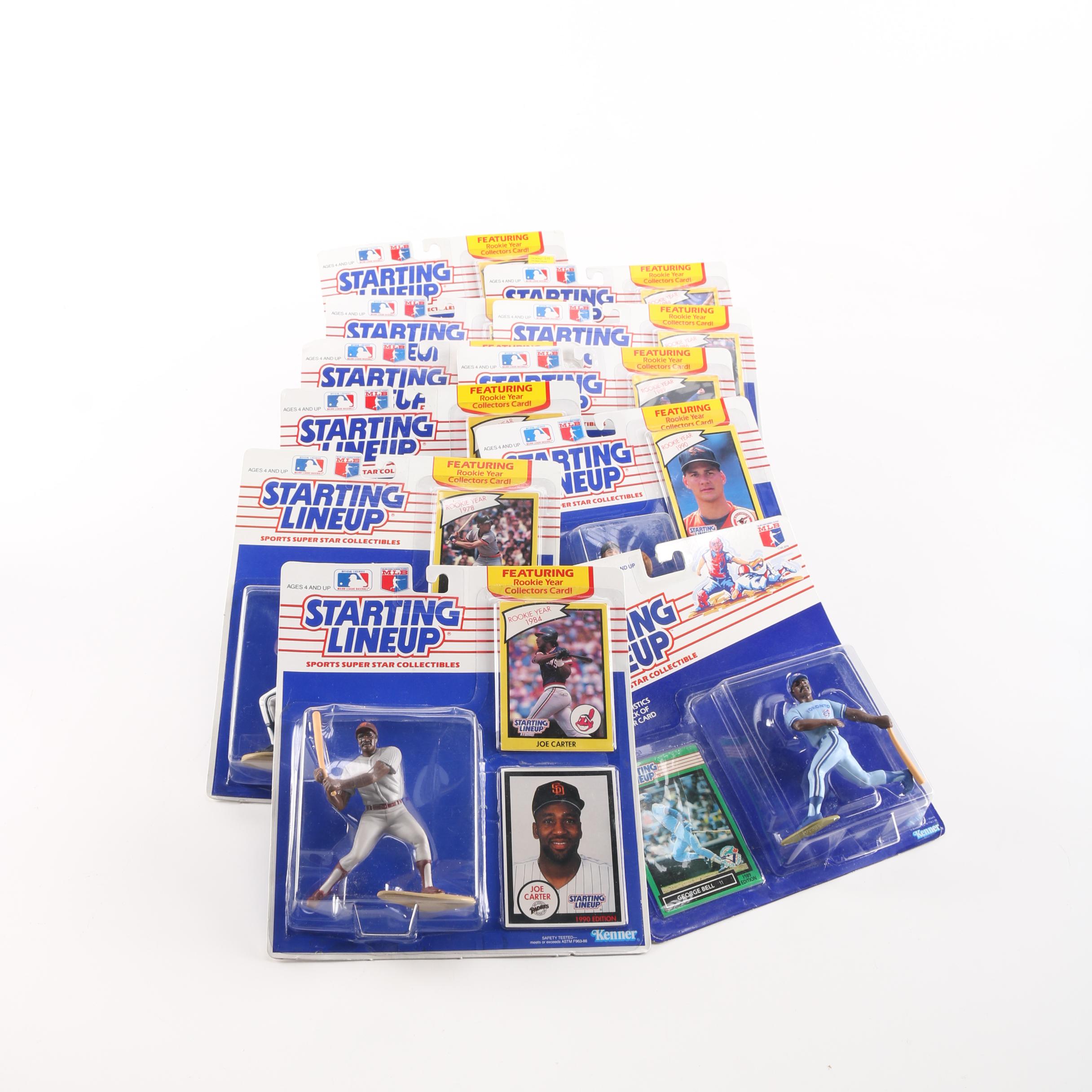 Assortment of Eleven Starting Lineup Sports Superstar Collectibles