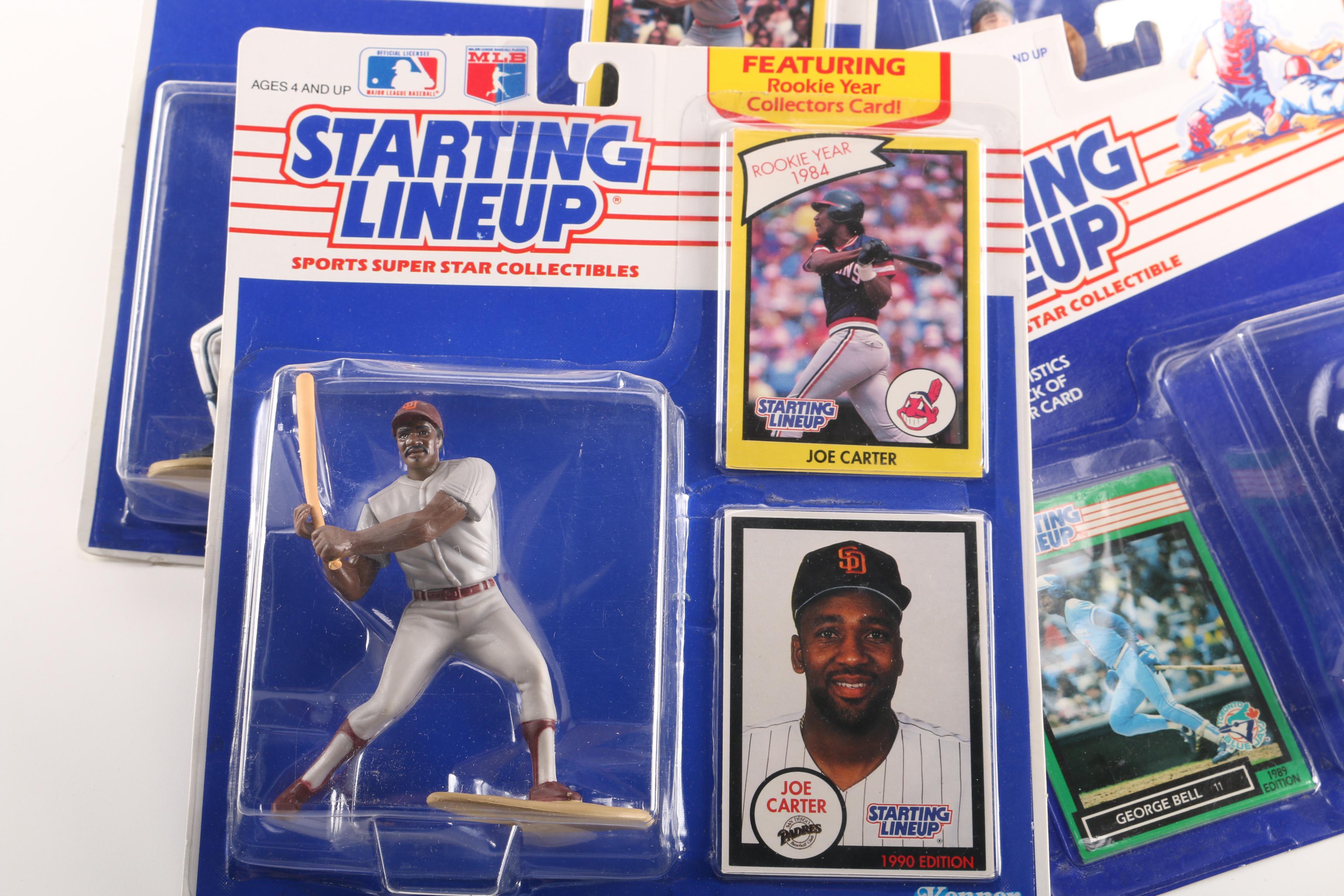 Assortment of Eleven Starting Lineup Sports Superstar Collectibles