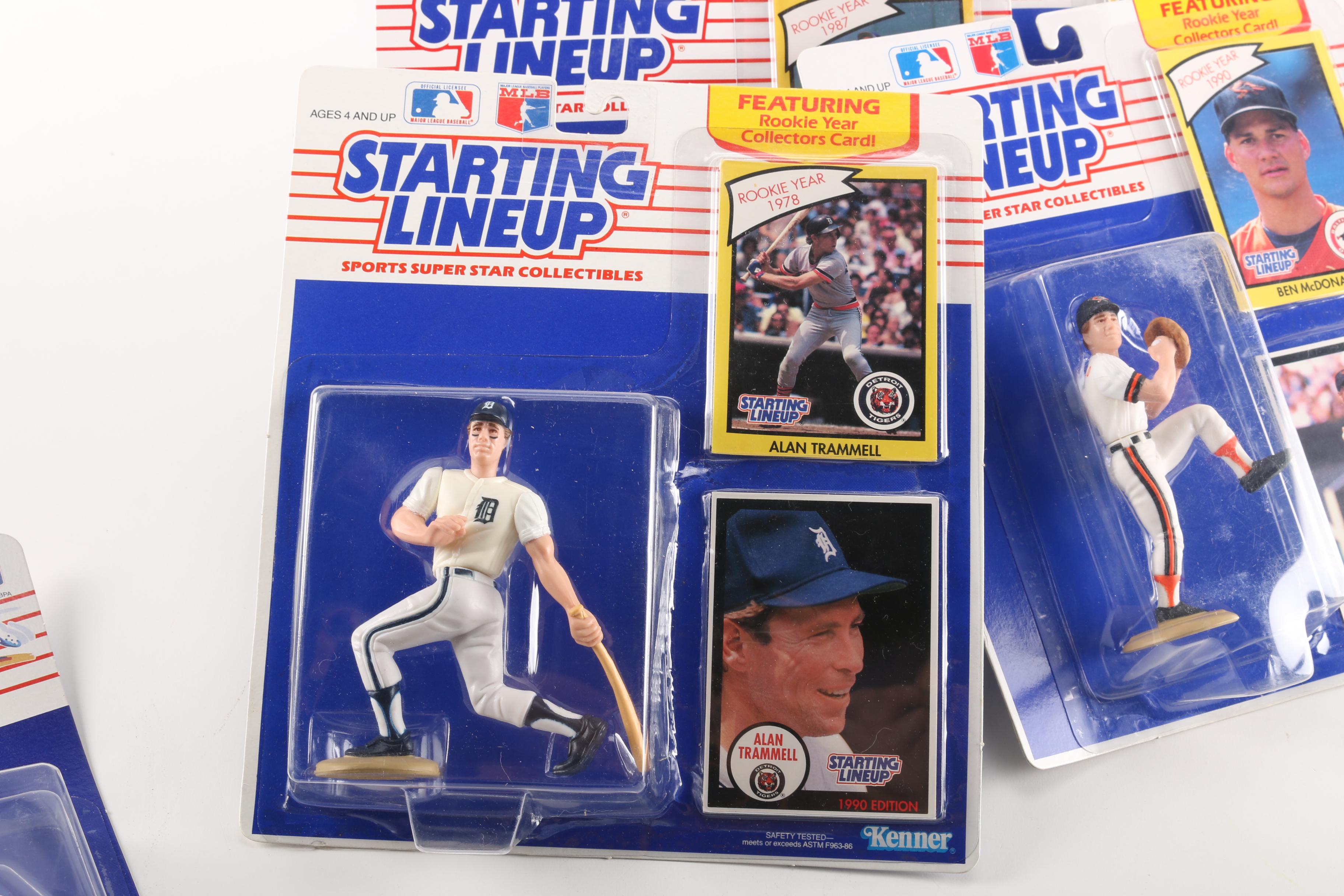 Assortment of Eleven Starting Lineup Sports Superstar Collectibles