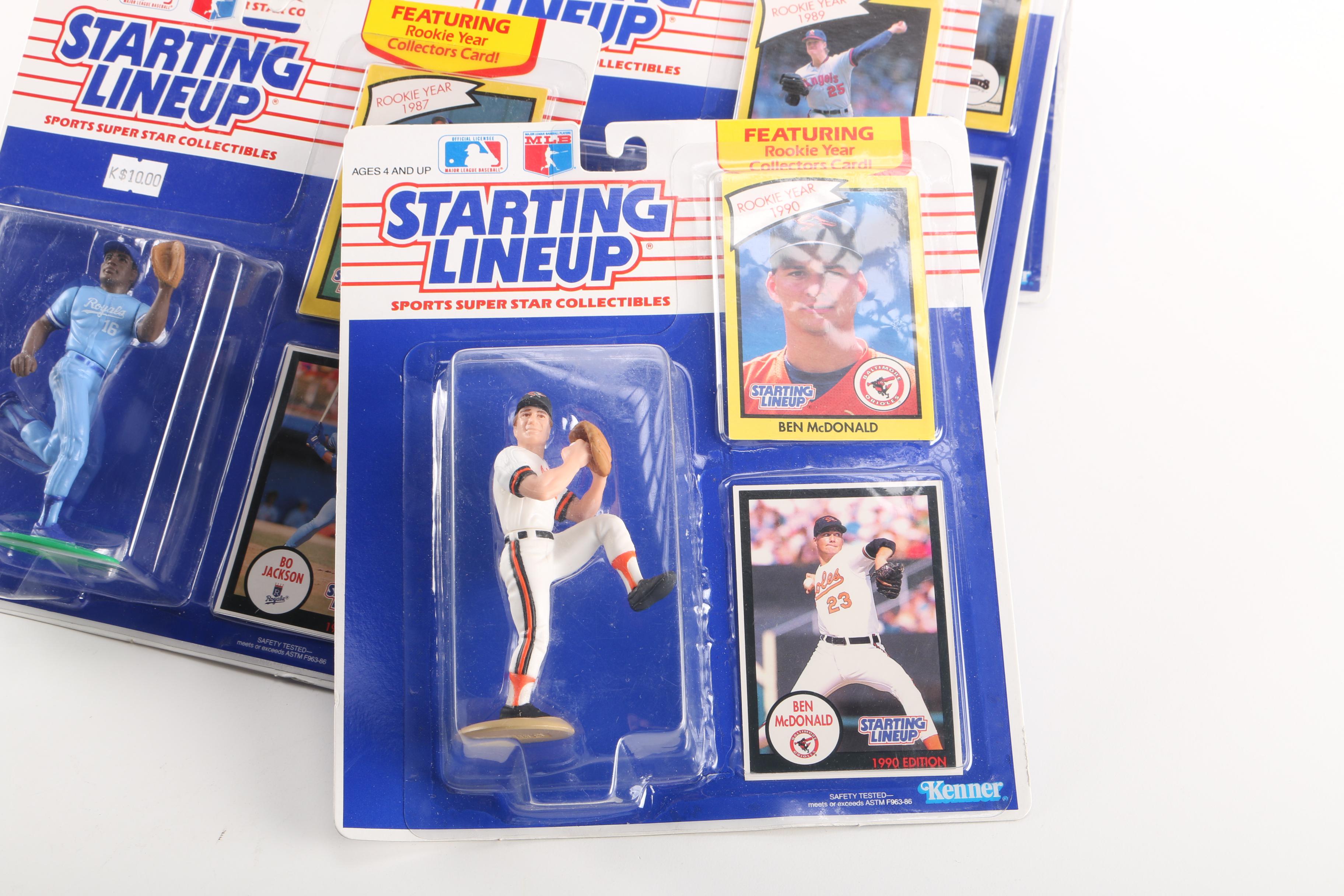 Assortment of Eleven Starting Lineup Sports Superstar Collectibles
